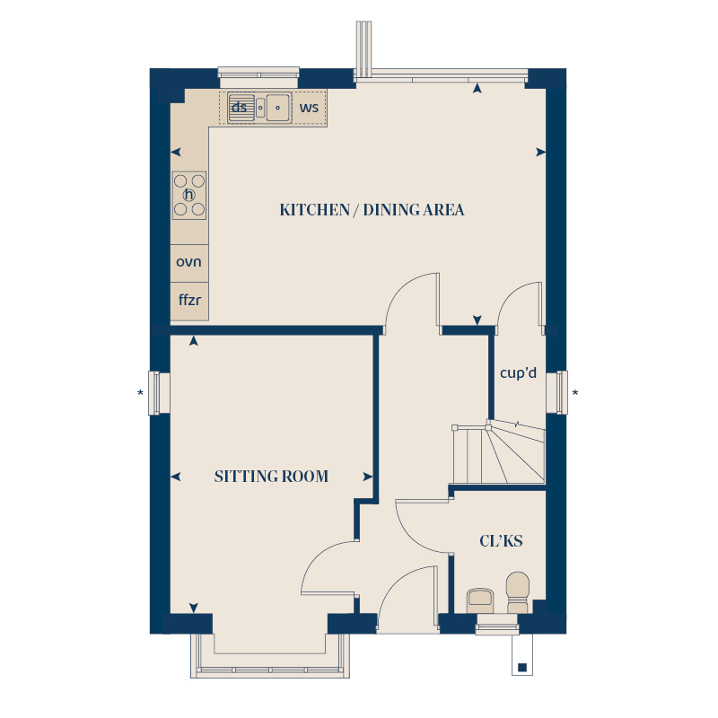 77, Martley Road, Worcester floorplan