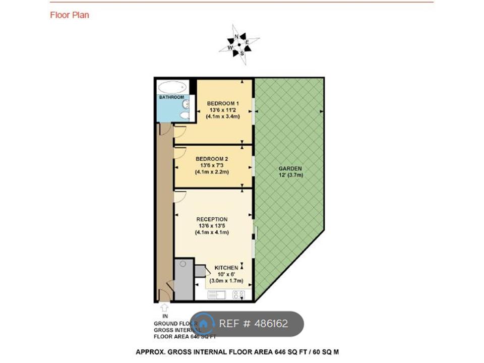 2 Bedrooms Flat to rent in Queensgate House, London E3