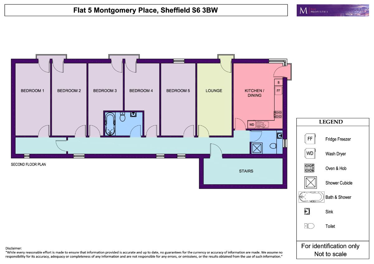 5 Montgomery Place, Sheffield floorplan