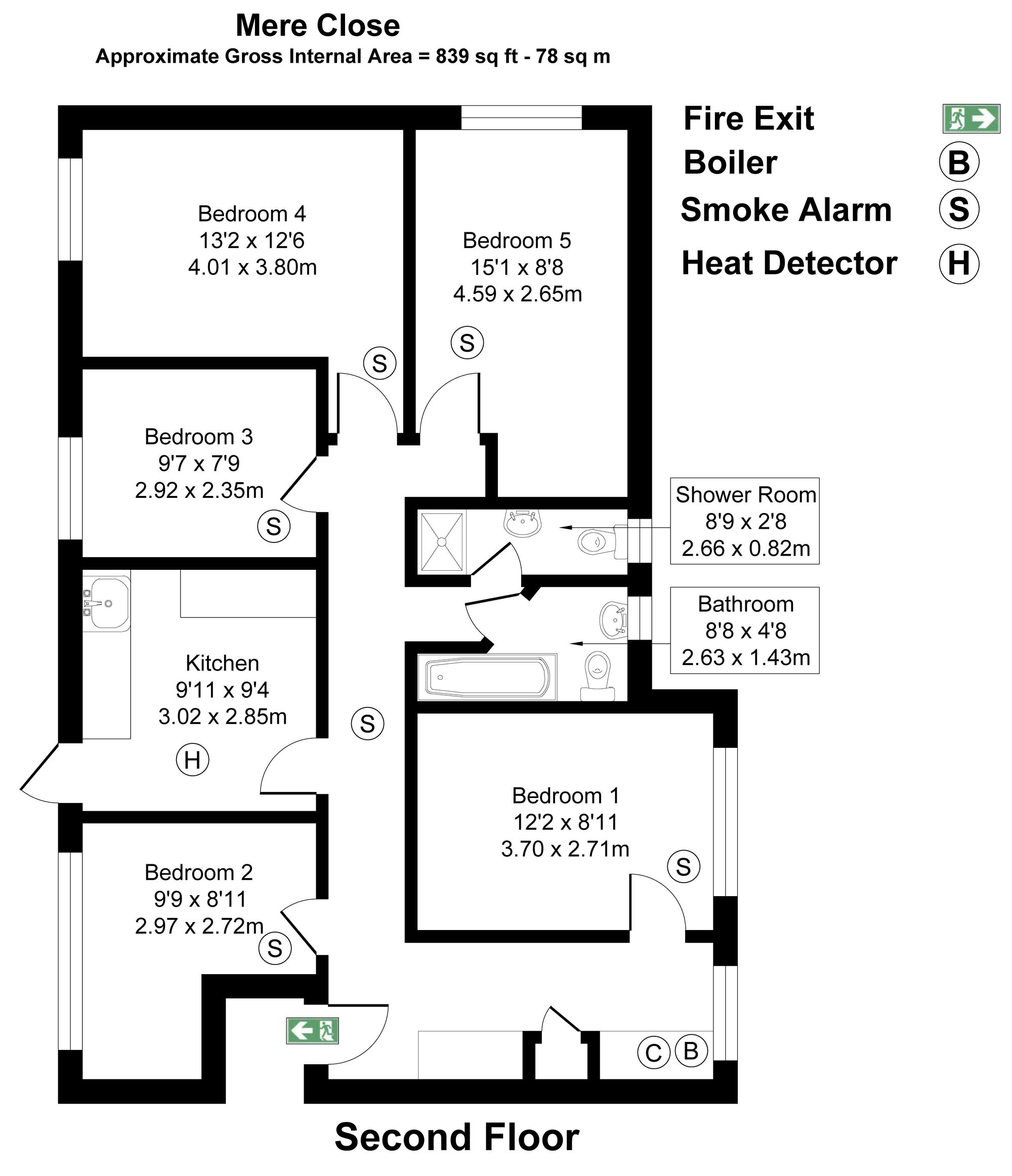 24 Mere Close, London floorplan