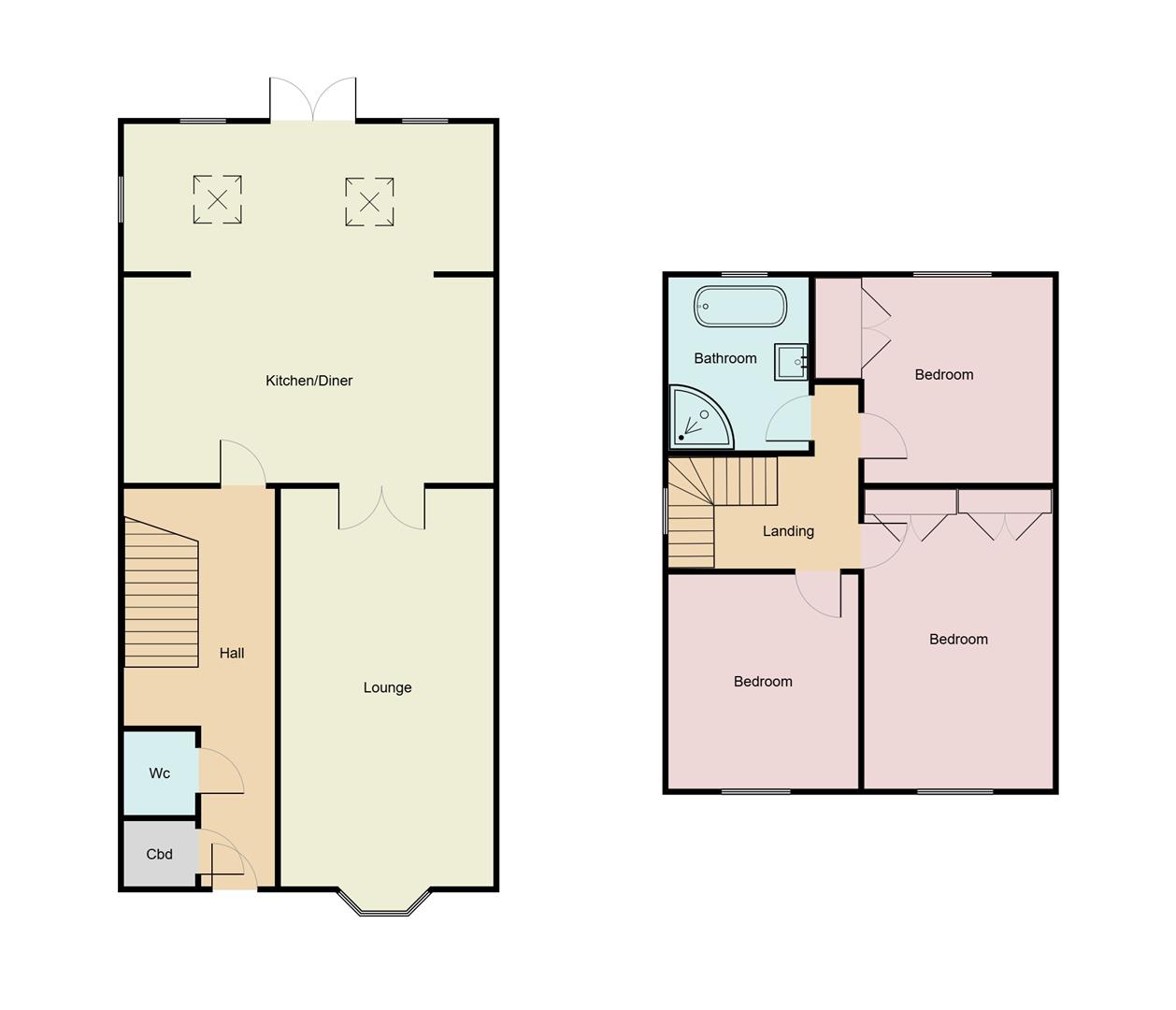 44, Rolling Dales Close, Rotherham floorplan