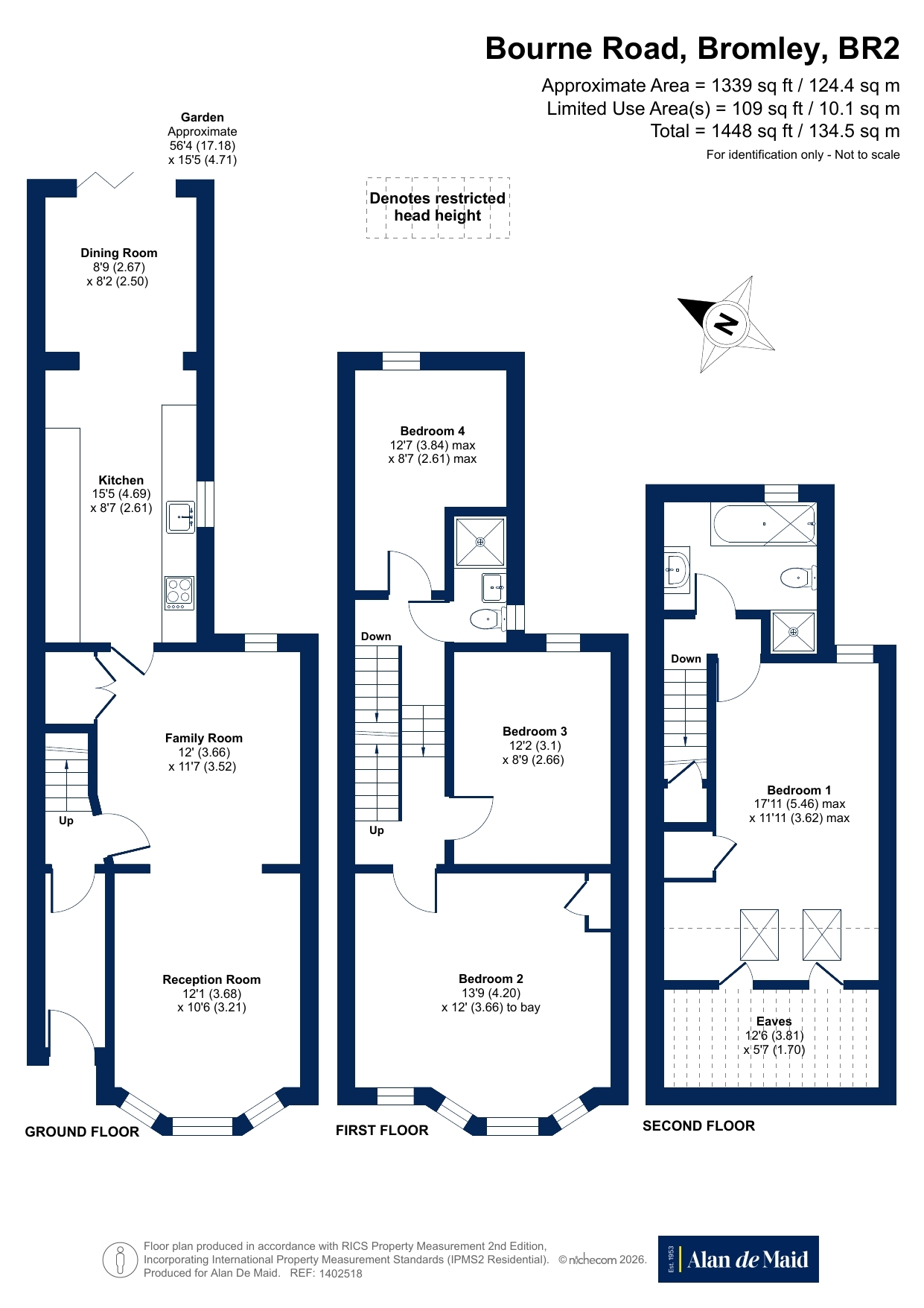 22, Bourne Road, Bromley floorplan