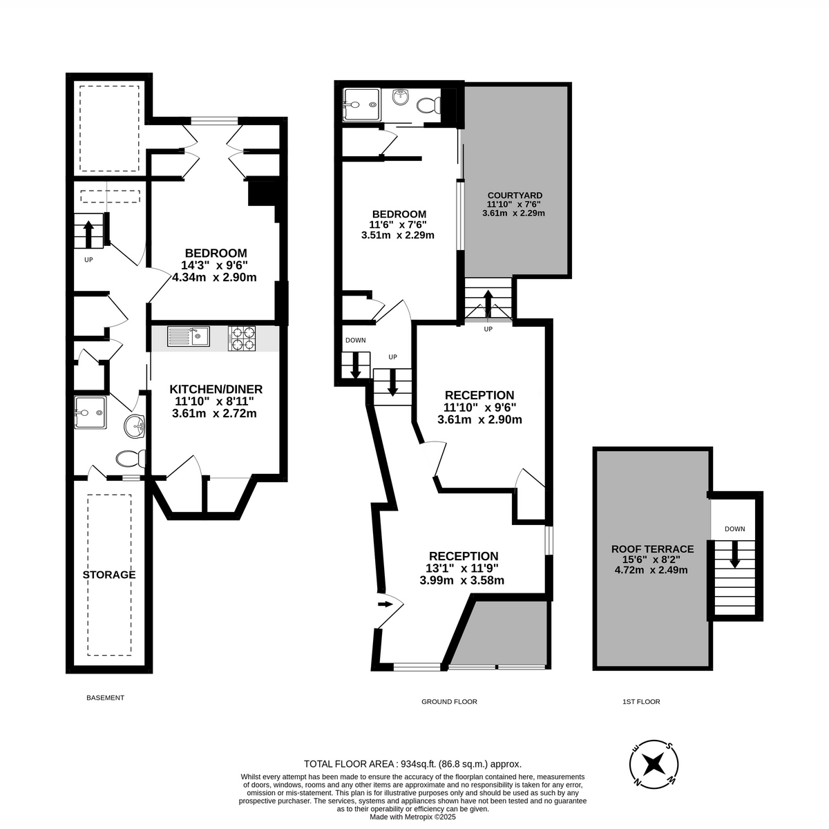 3, Mansfield Road, Gospel Oak floorplan