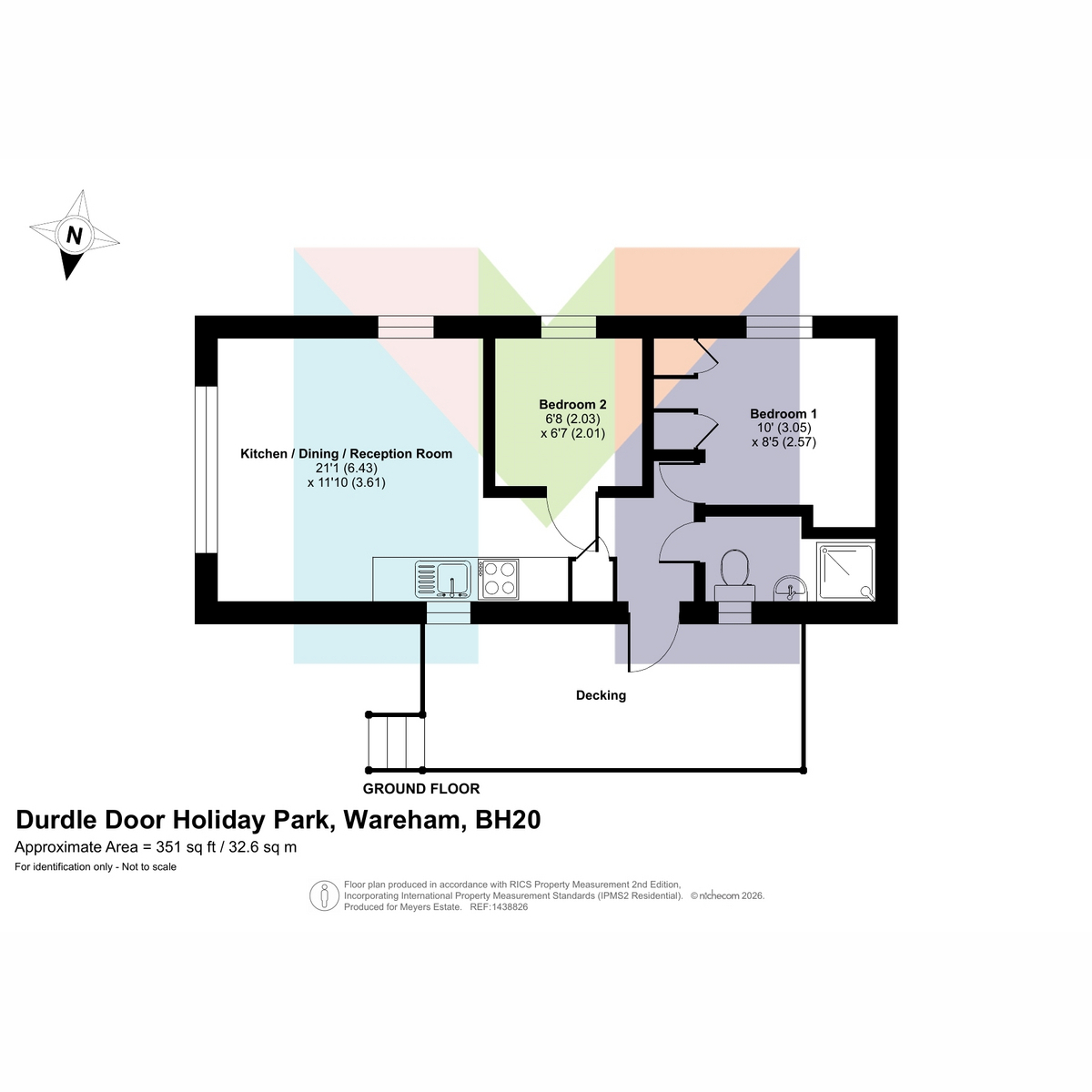 F7, Durdle door Holiday Park, Wareham floorplan