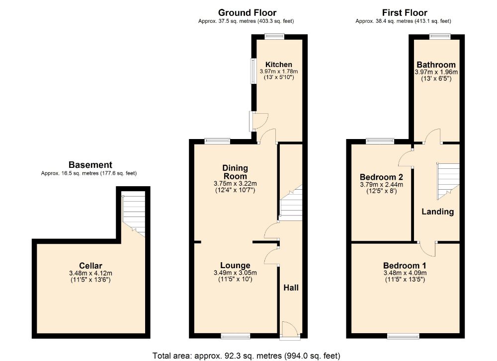 Denmark Road, Abington, Northampton NN1, 2 bedroom terraced house for sale 64728208