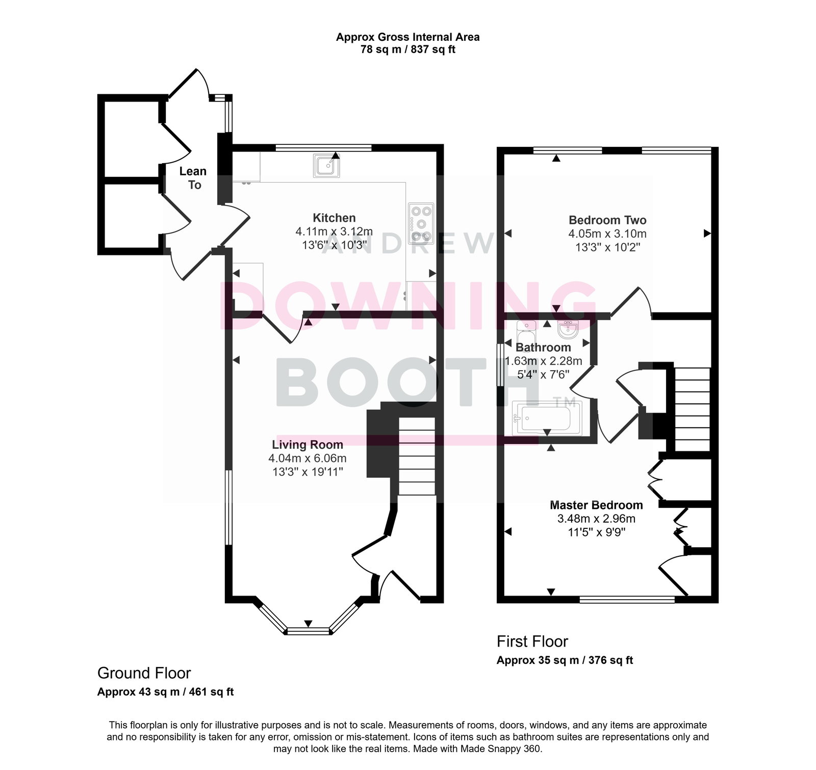 148, Hospital Road, Burntwood floorplan