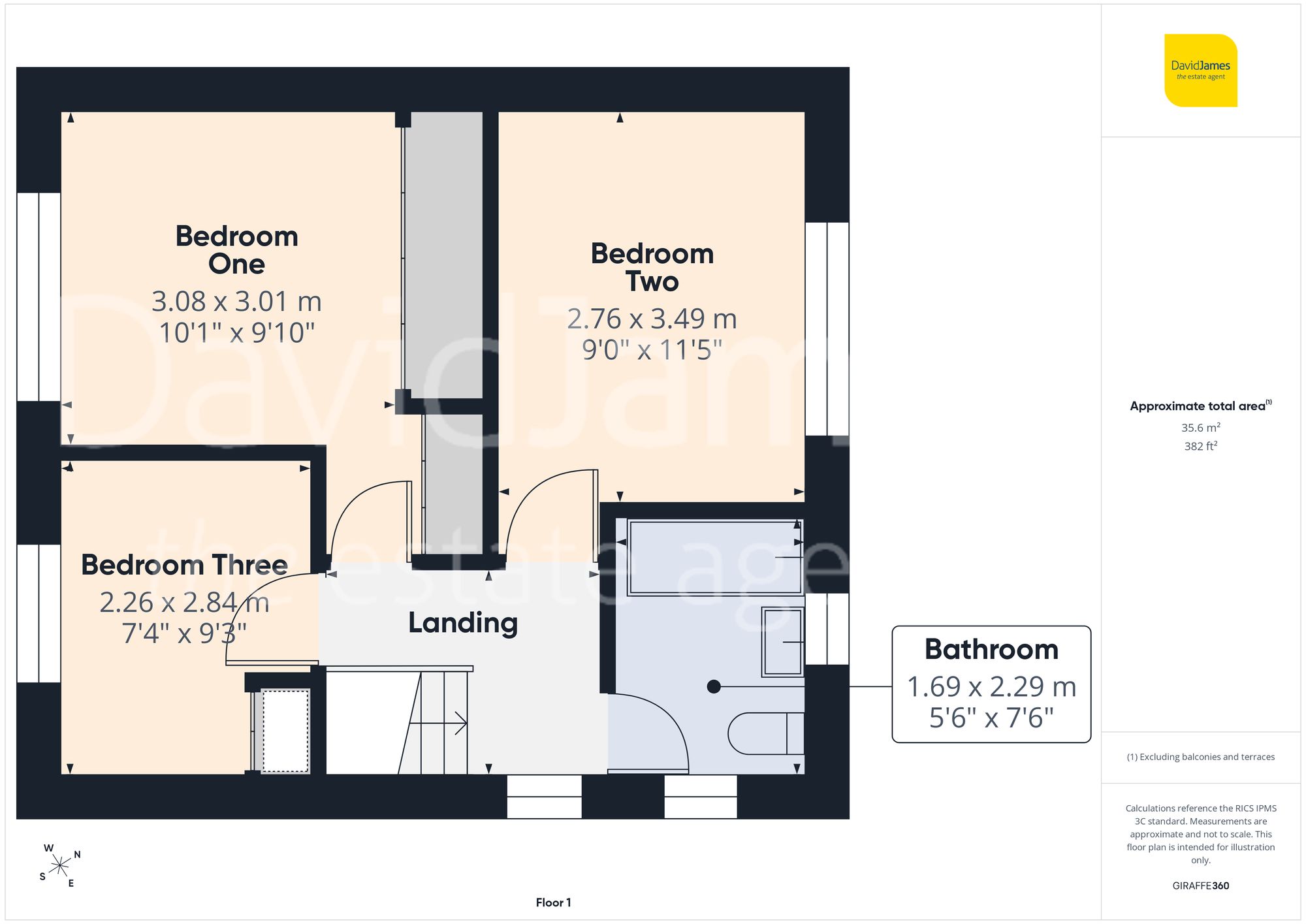 6 Elm Grove, Nottingham floorplan