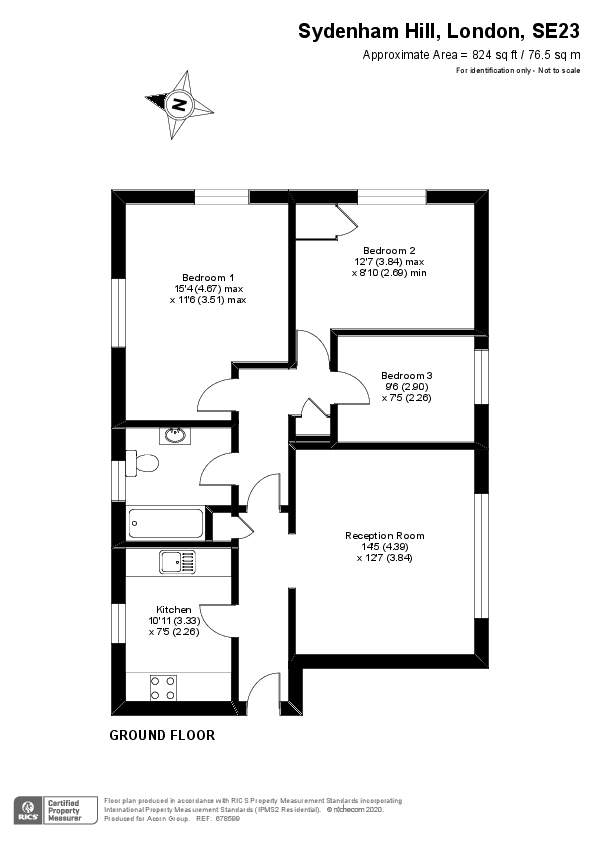 Sydenham Hill SE23, 3 bedroom flat to rent - 62562787 | PrimeLocation