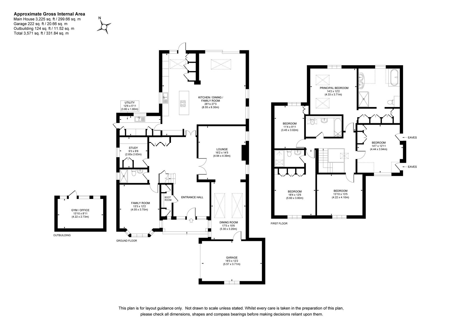 Petit Tor, Norrels Drive, East Horsley floorplan