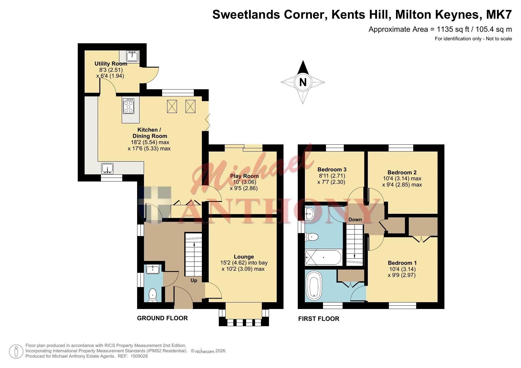15, Sweetlands Corner, Milton Keynes floorplan