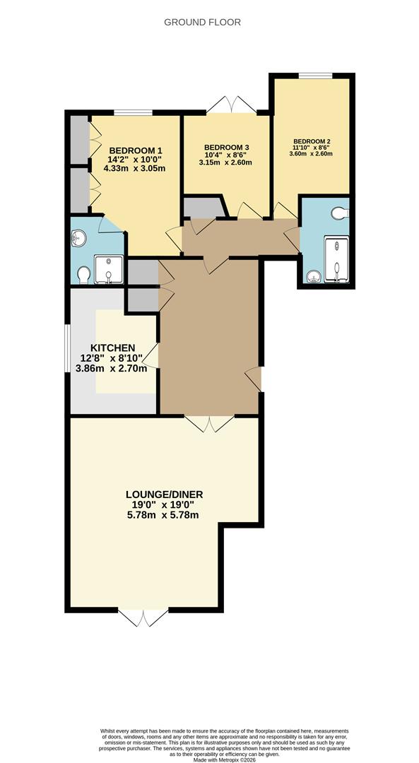 Apt 2 Beacon Court, 20 Albert Park Road, Malvern floorplan