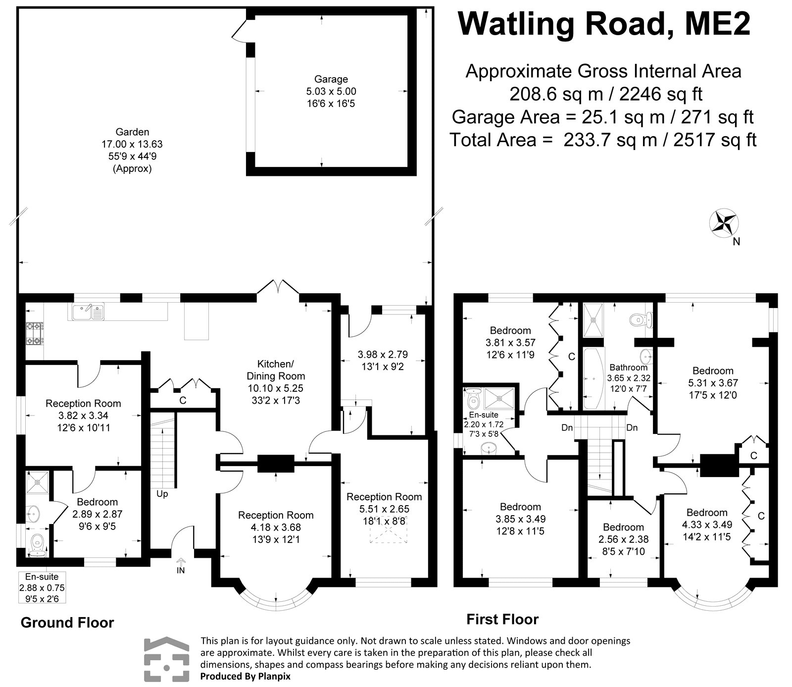 145, Watling Street, Kent floorplan