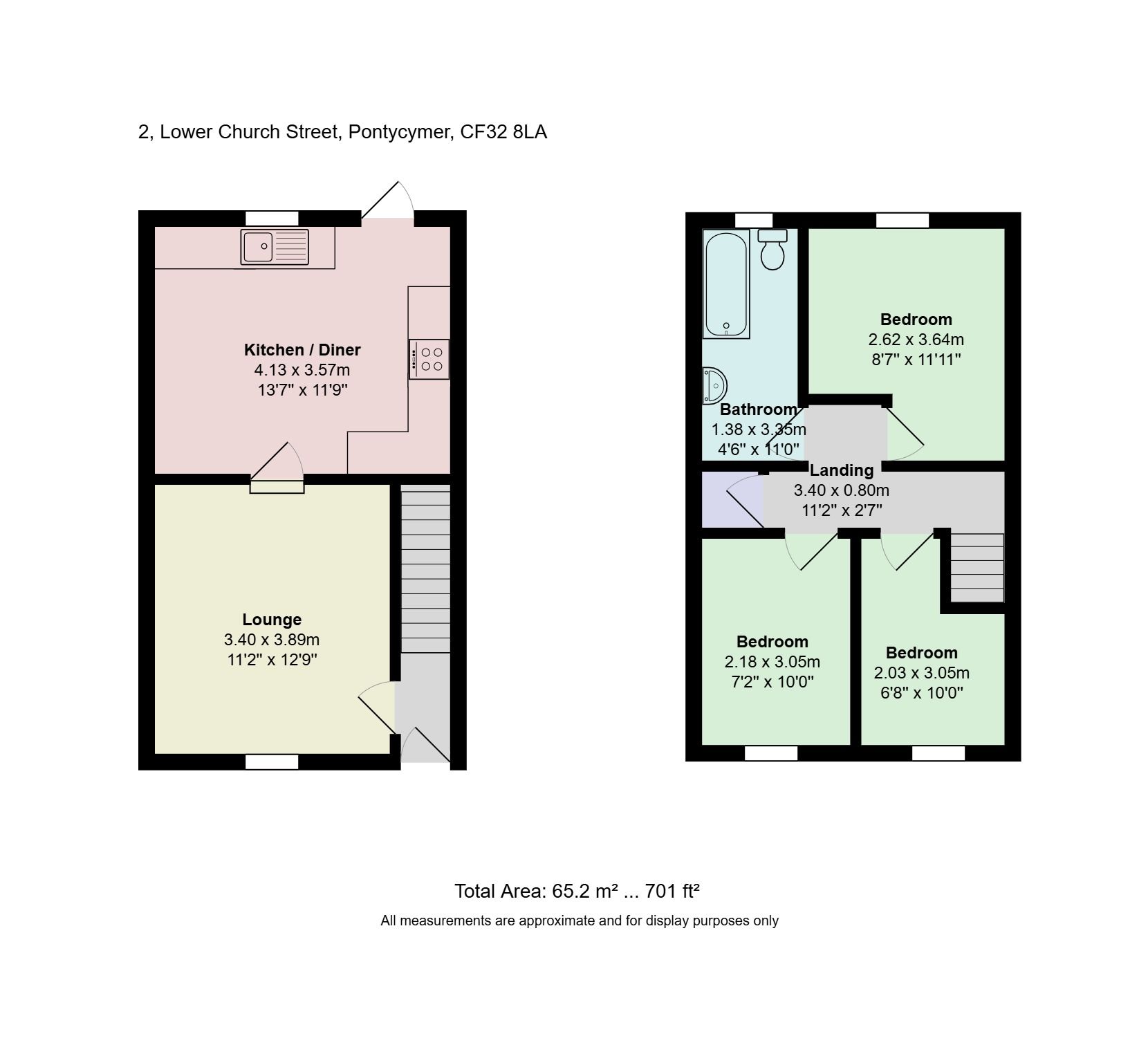2 Lower Church Street, Bridgend floorplan
