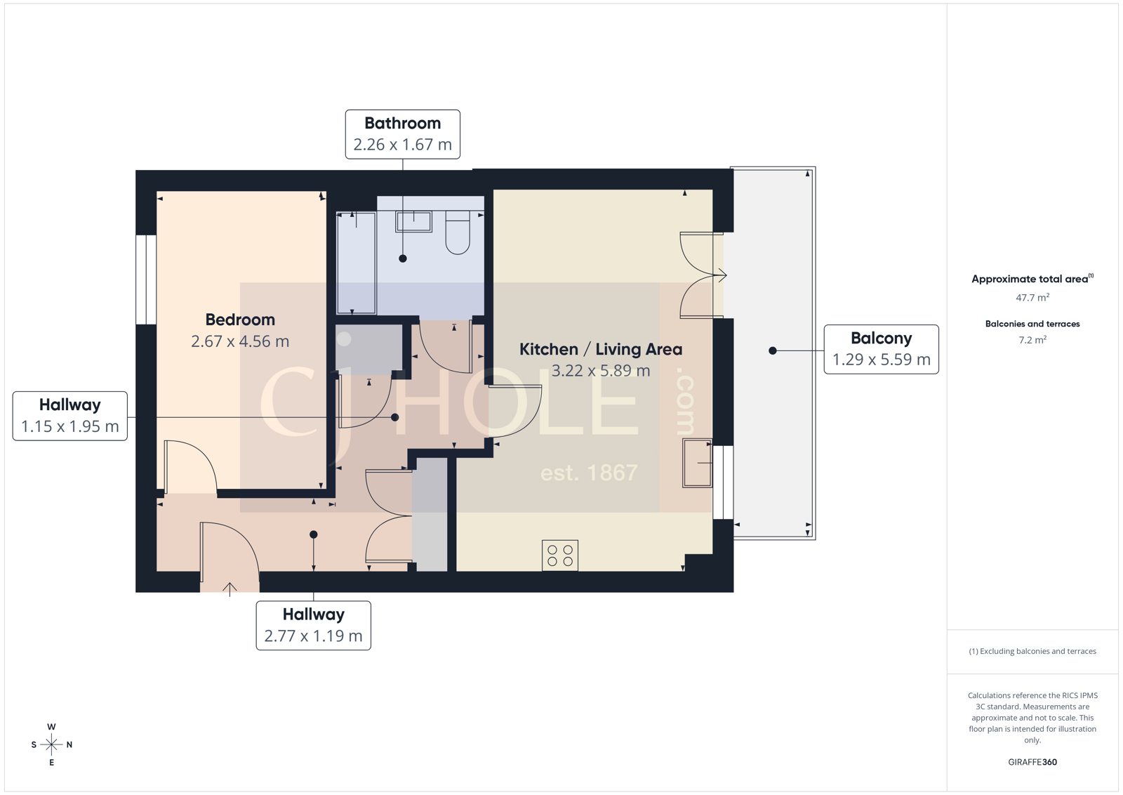 67, Oxleigh Way, Bristol floorplan