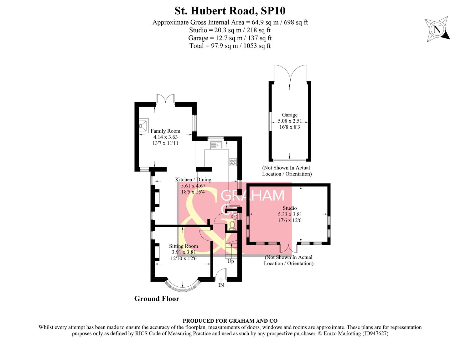 1, St. Hubert Road, Andover floorplan