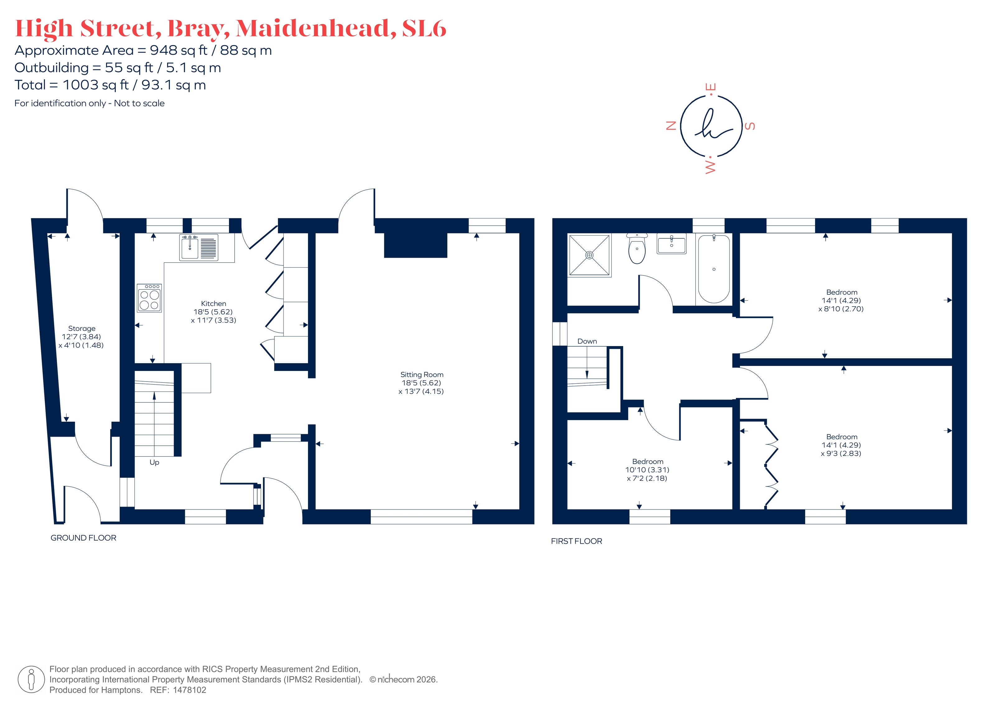 Stuart Cottage, High Street, Maidenhead floorplan