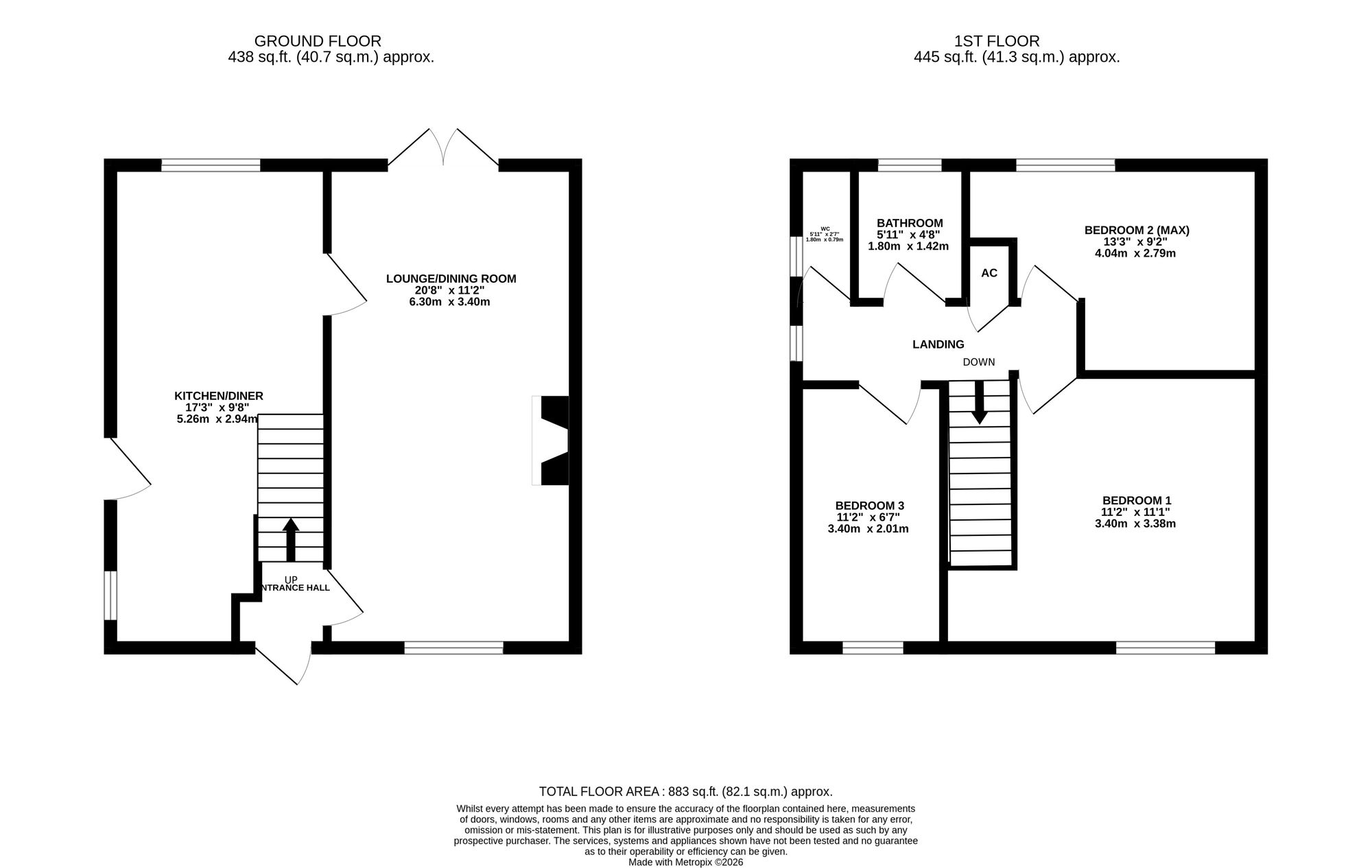 99 West Avenue, Wigston floorplan