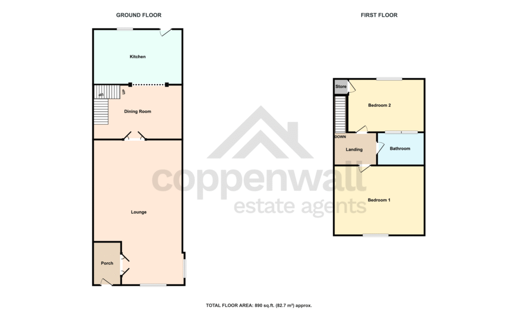 1, Deer Street, Bacup floorplan