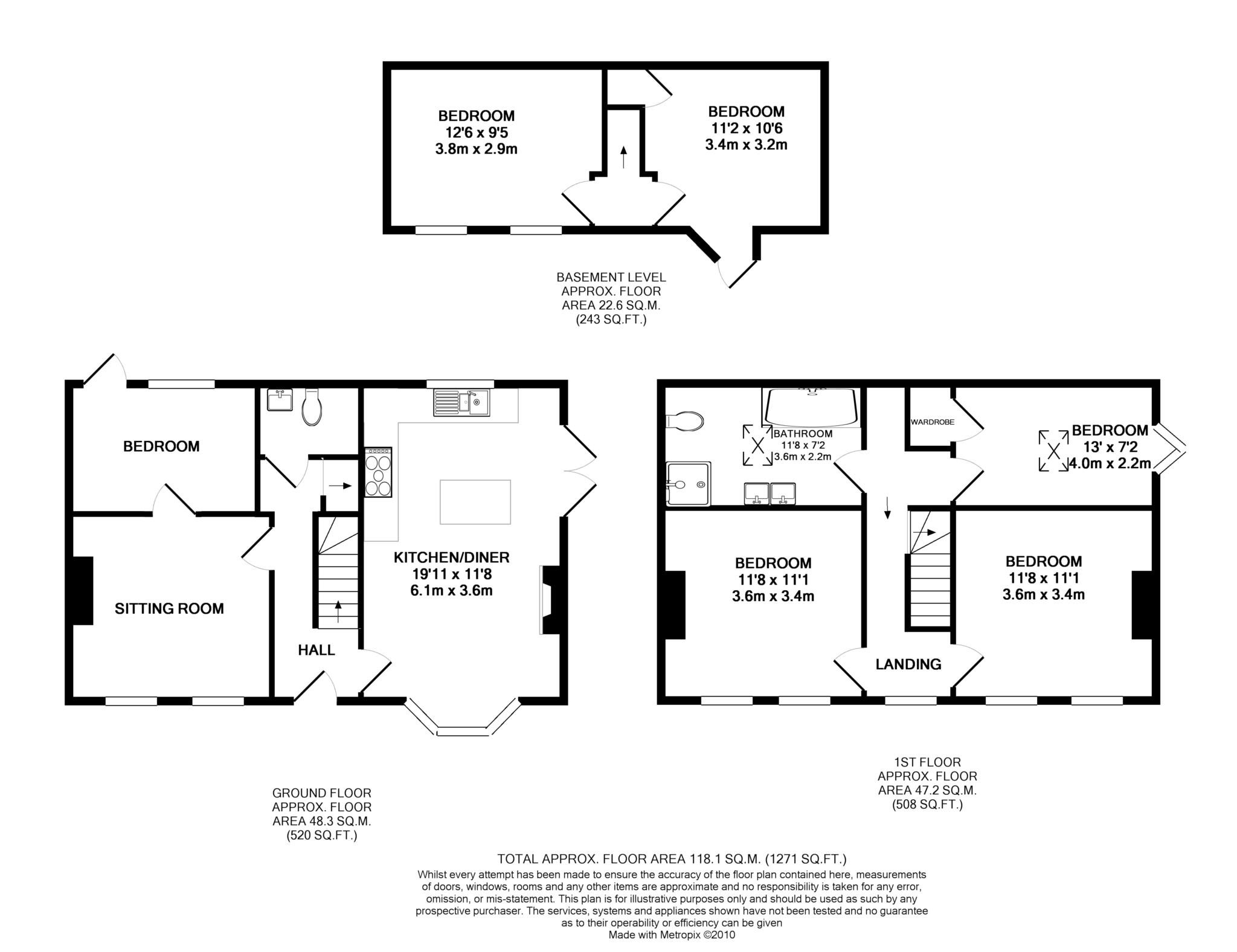 30, Henley Street, Oxford floorplan
