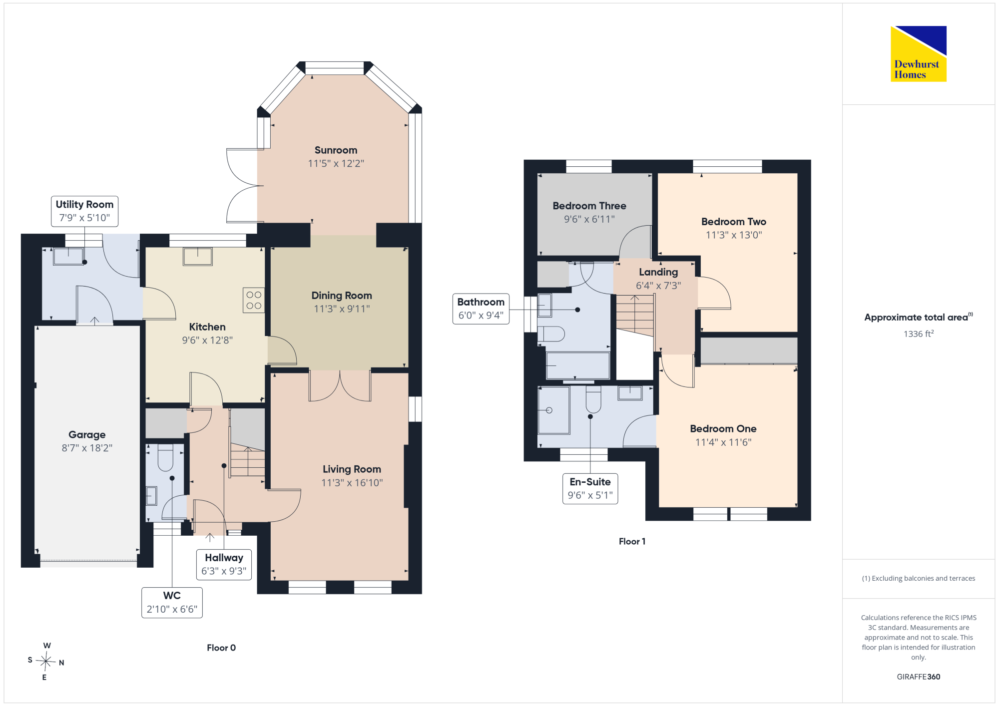 6, Copper Beech Close, Preston floorplan