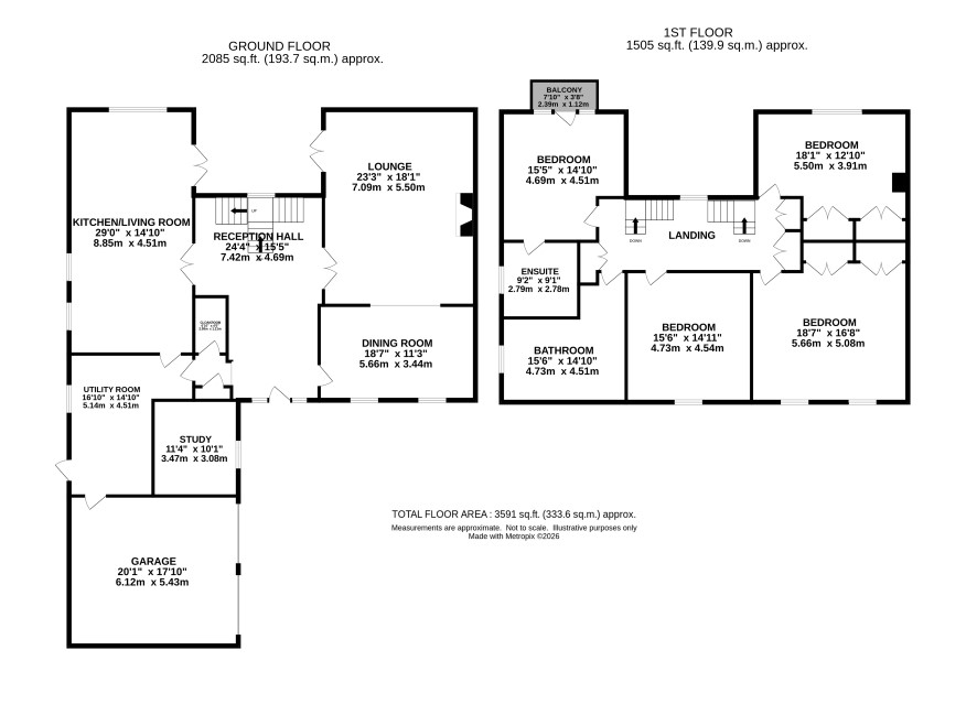 Autumn Leaves, Long Lane, Norwich floorplan