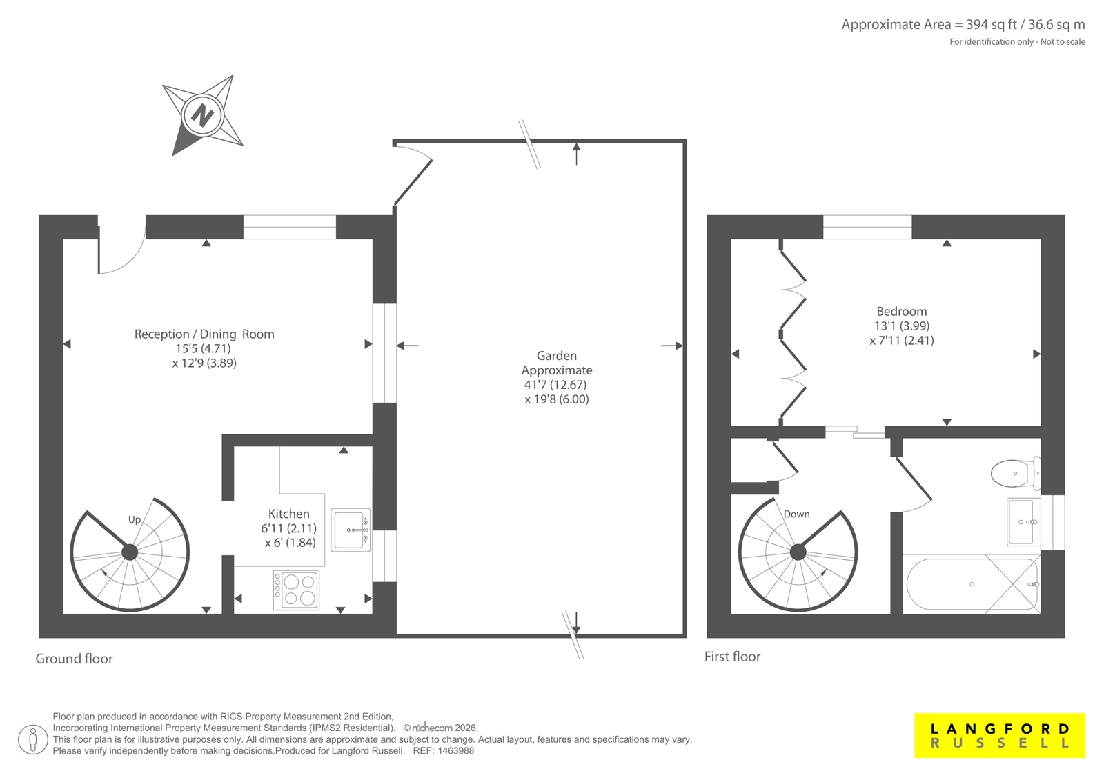 63, Brantwood Way, Orpington floorplan