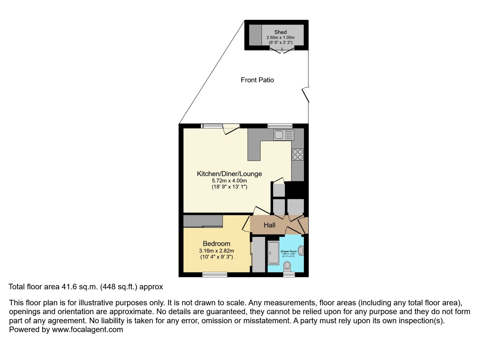 10, De Beauvoir Place, London floorplan