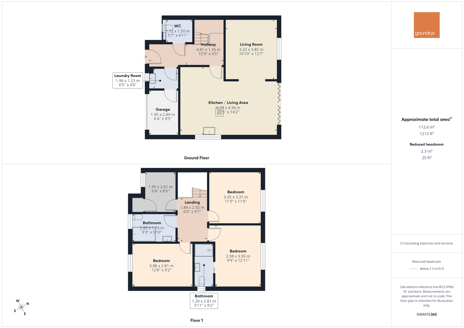 3 Hawthorn Row,, Penstraze, Truro floorplan