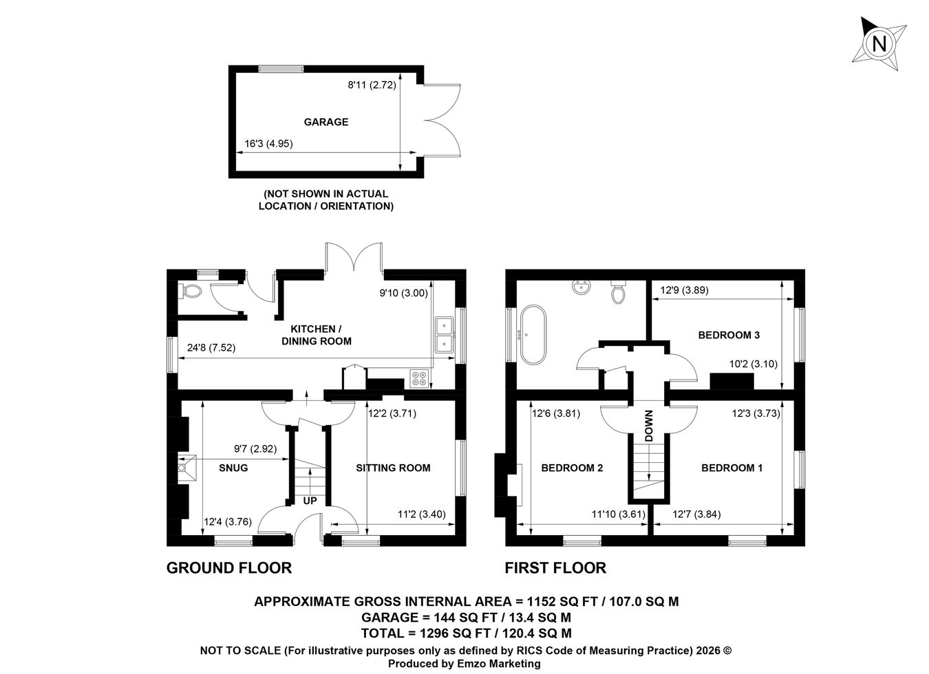Park Gate Cottage, Minstead, Minstead Nr Lyndhurst floorplan