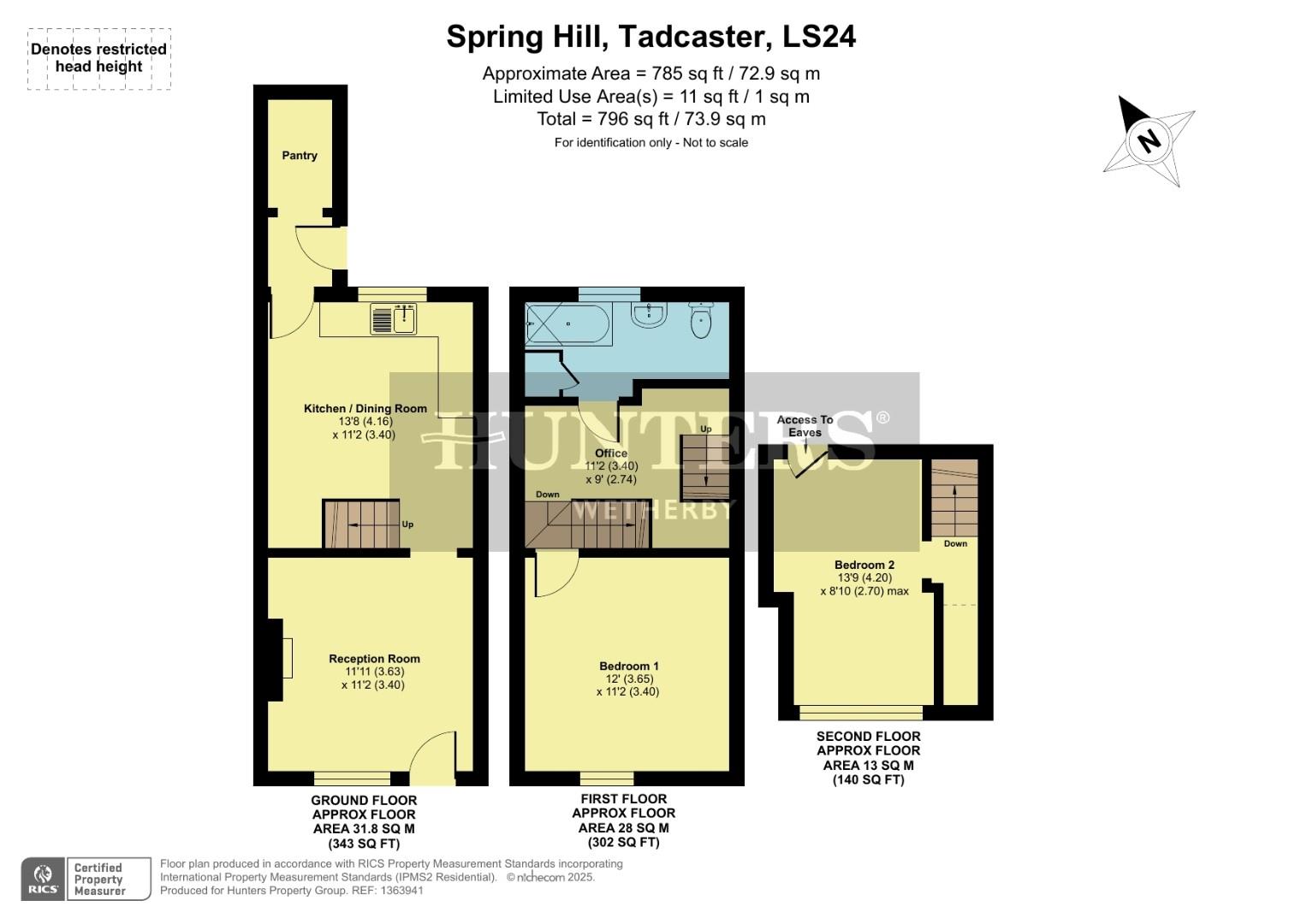 4, Spring Hill, Tadcaster floorplan