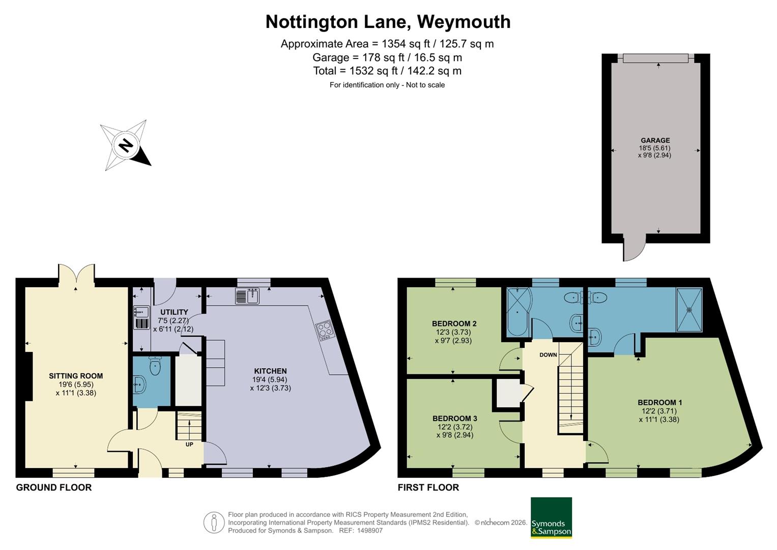 43, Nottington Lane, Weymouth floorplan