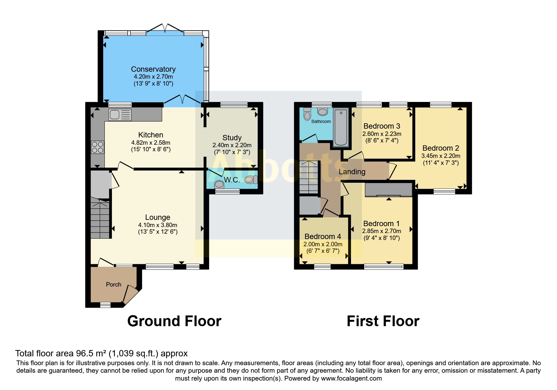 2, Bolingbroke Close, Chelmsford floorplan