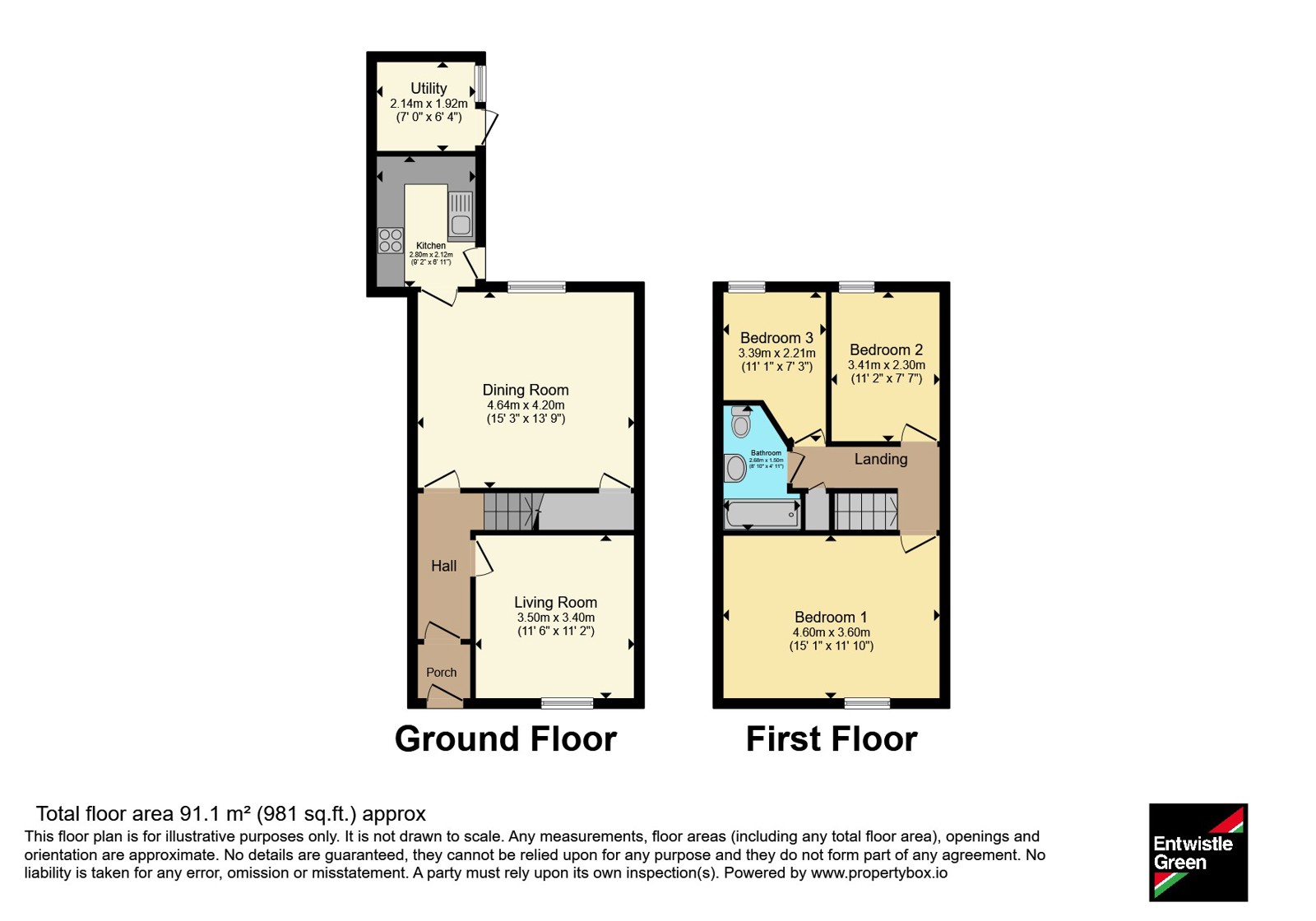 141, Netherfield Road, Lancashire floorplan