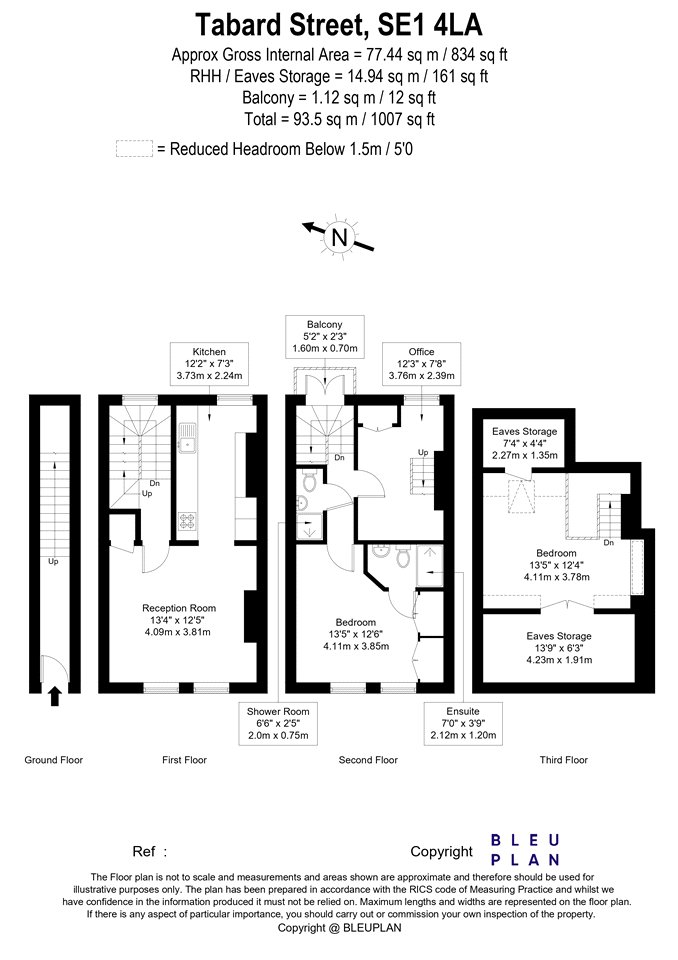(SHORT LET), 25a, Tabard Street, London floorplan