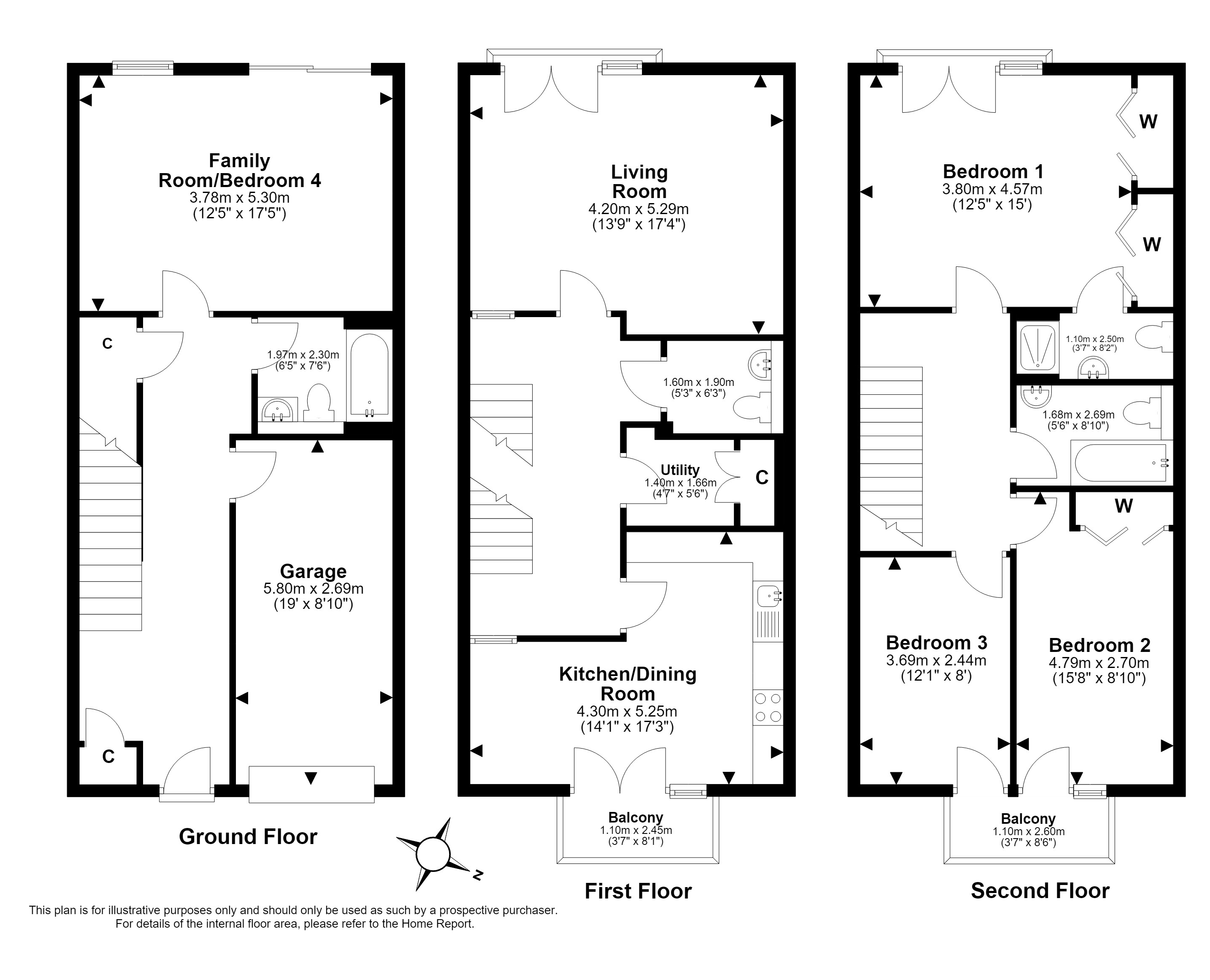 10, Fettes Rise, Fettes, Edinburgh floorplan