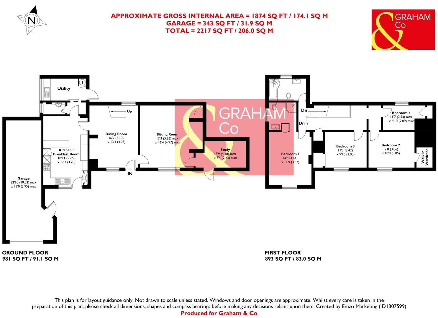 Kimpton Cottage, Kimpton, Andover floorplan
