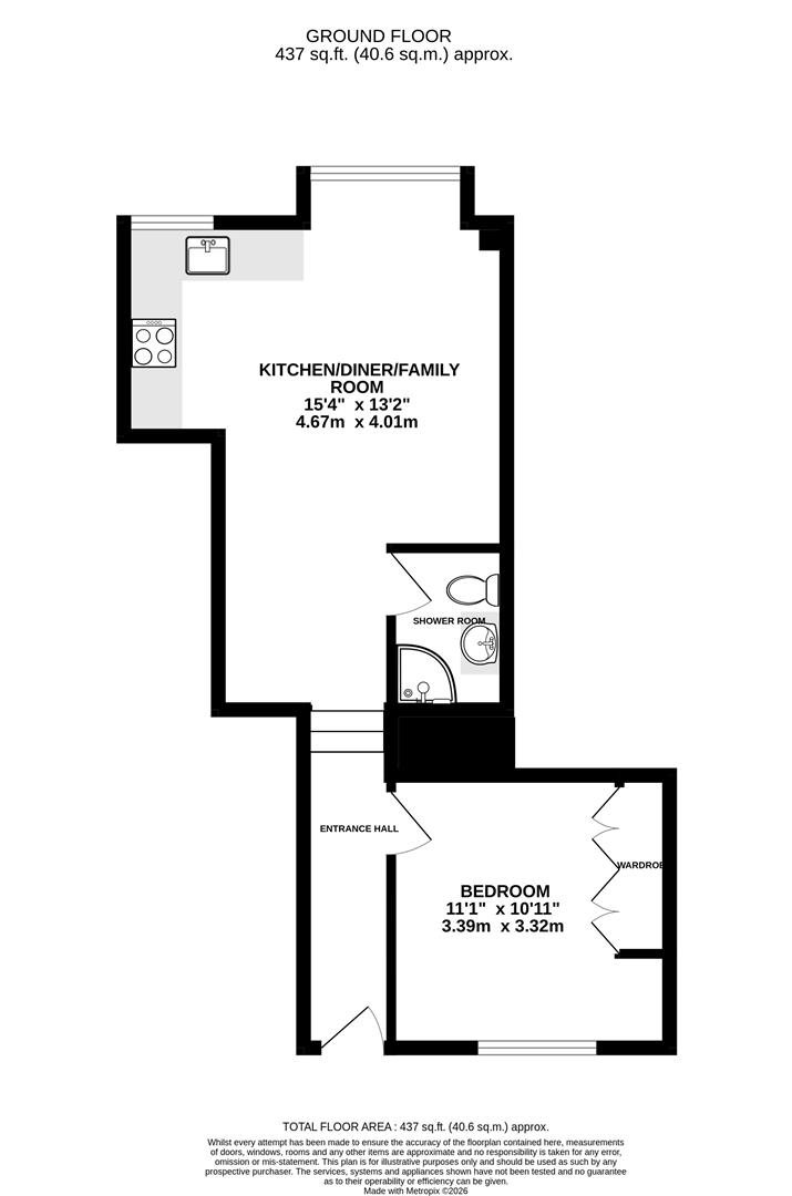 Flat 5 Woodchester Garage, Rooksmoor, Woodchester floorplan