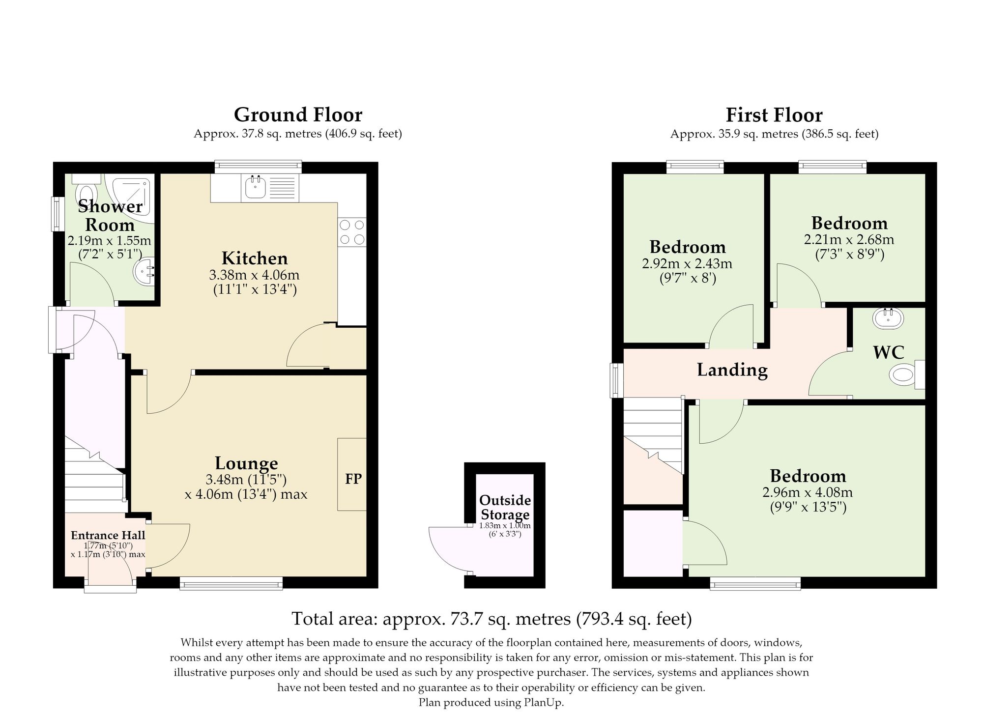 1 Anchor Street, Norwich floorplan