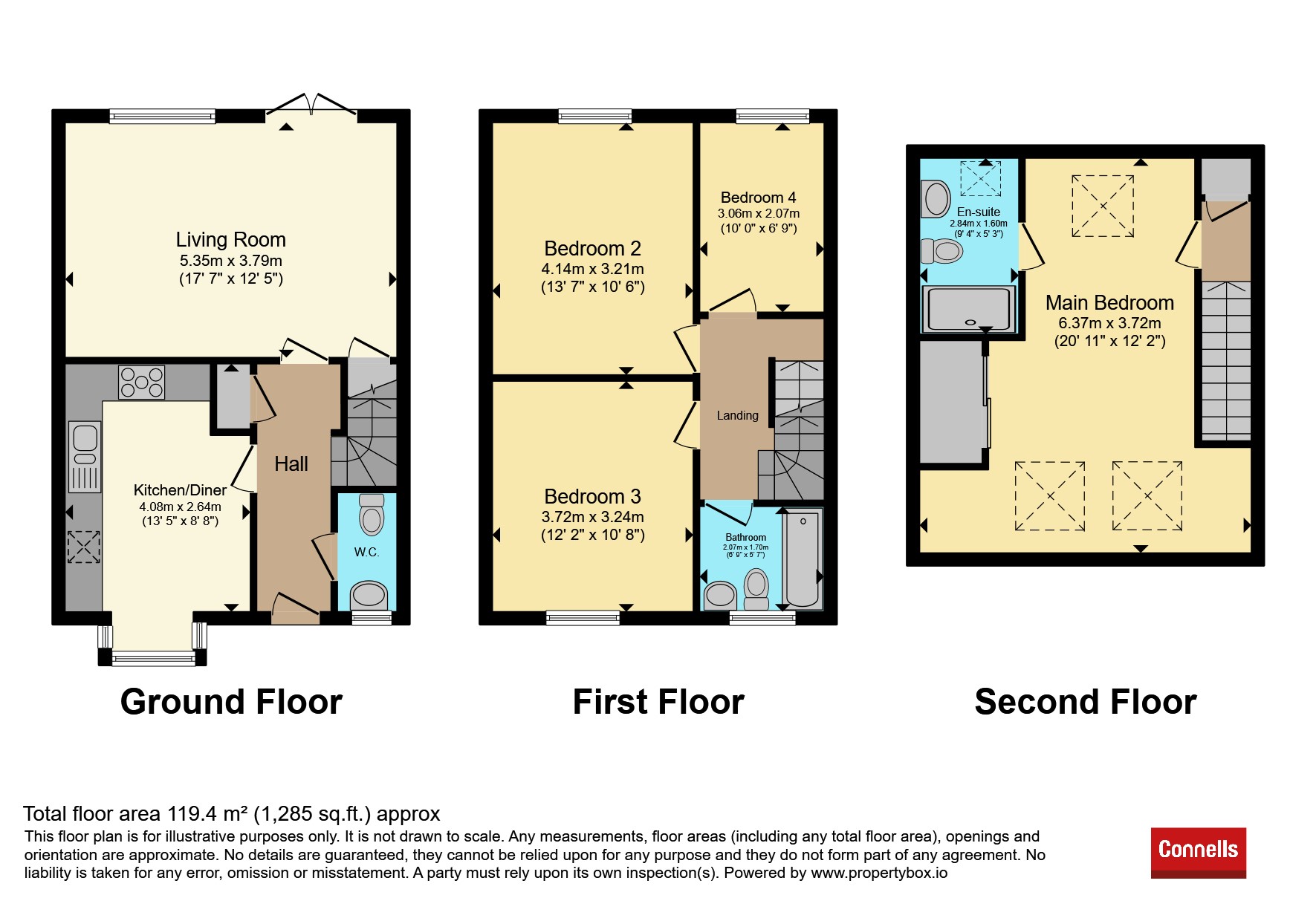 34, Bayswater Square, Stafford floorplan