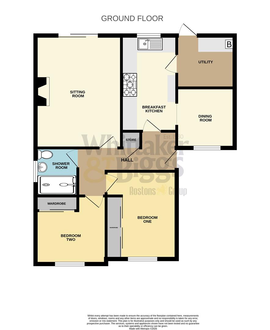 5, Hayes Close, Leek floorplan