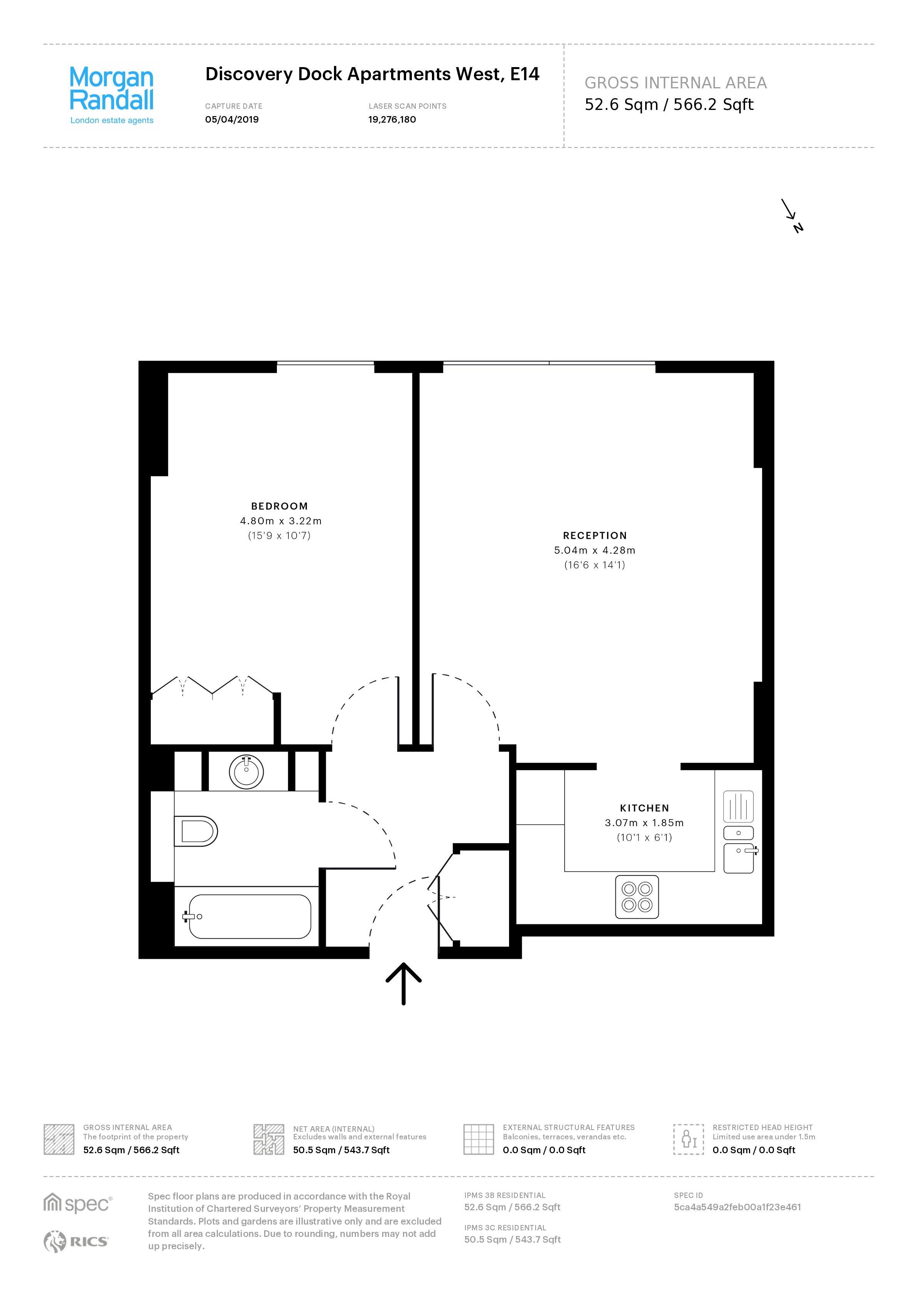1 Bedrooms Flat to rent in Discovery Dock, Canary Wharf E14