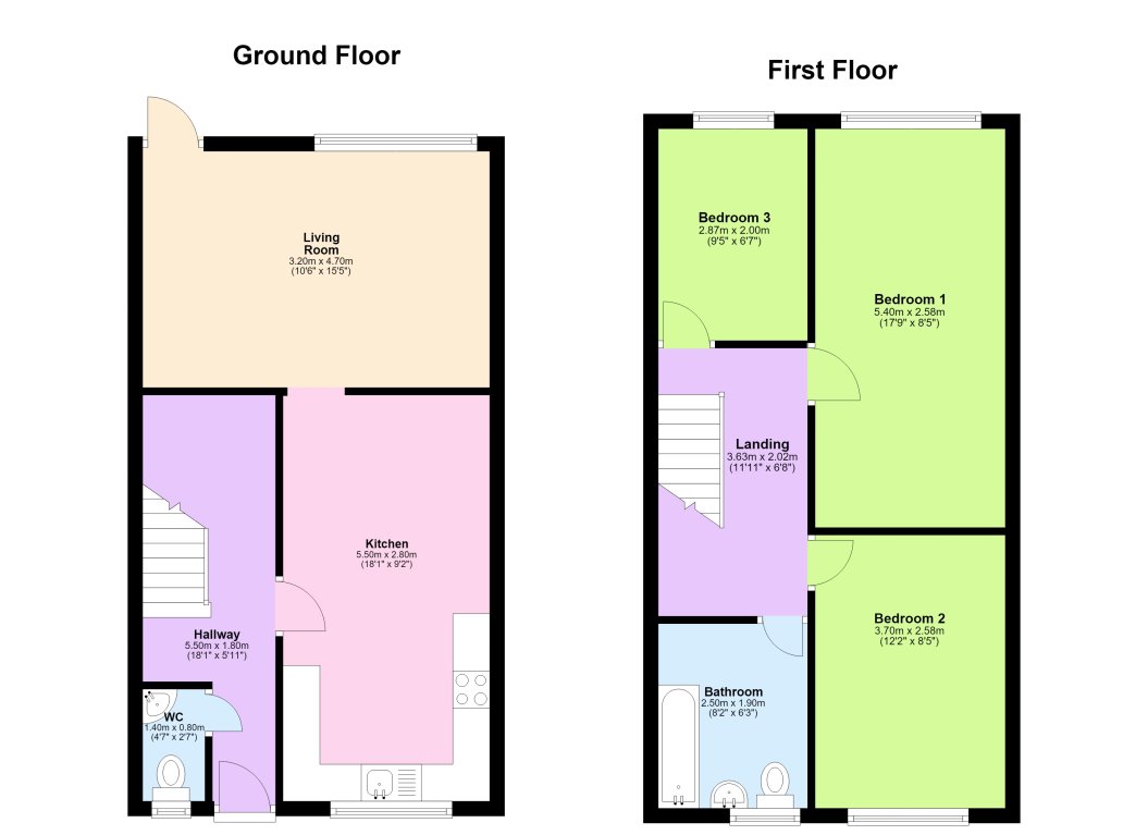 79, Paynels, Peterborough floorplan