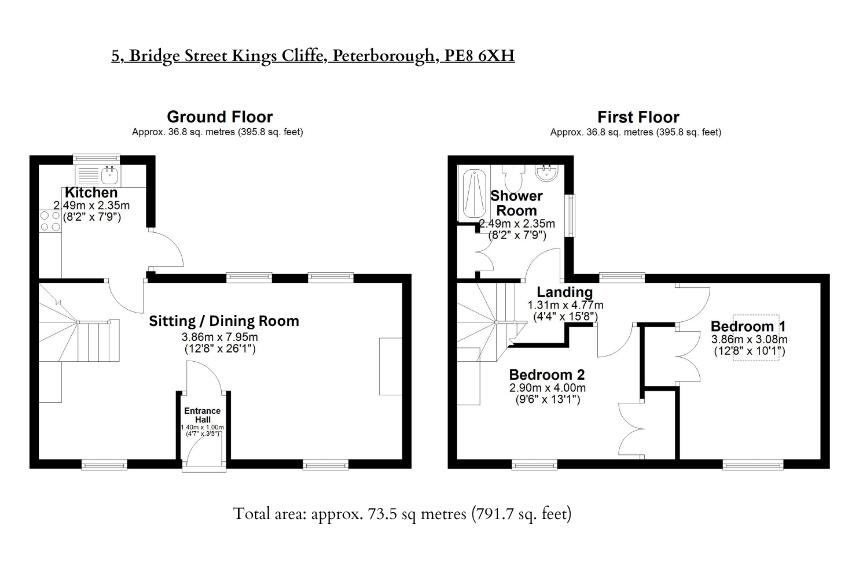 5, Bridge Street, Peterborough floorplan