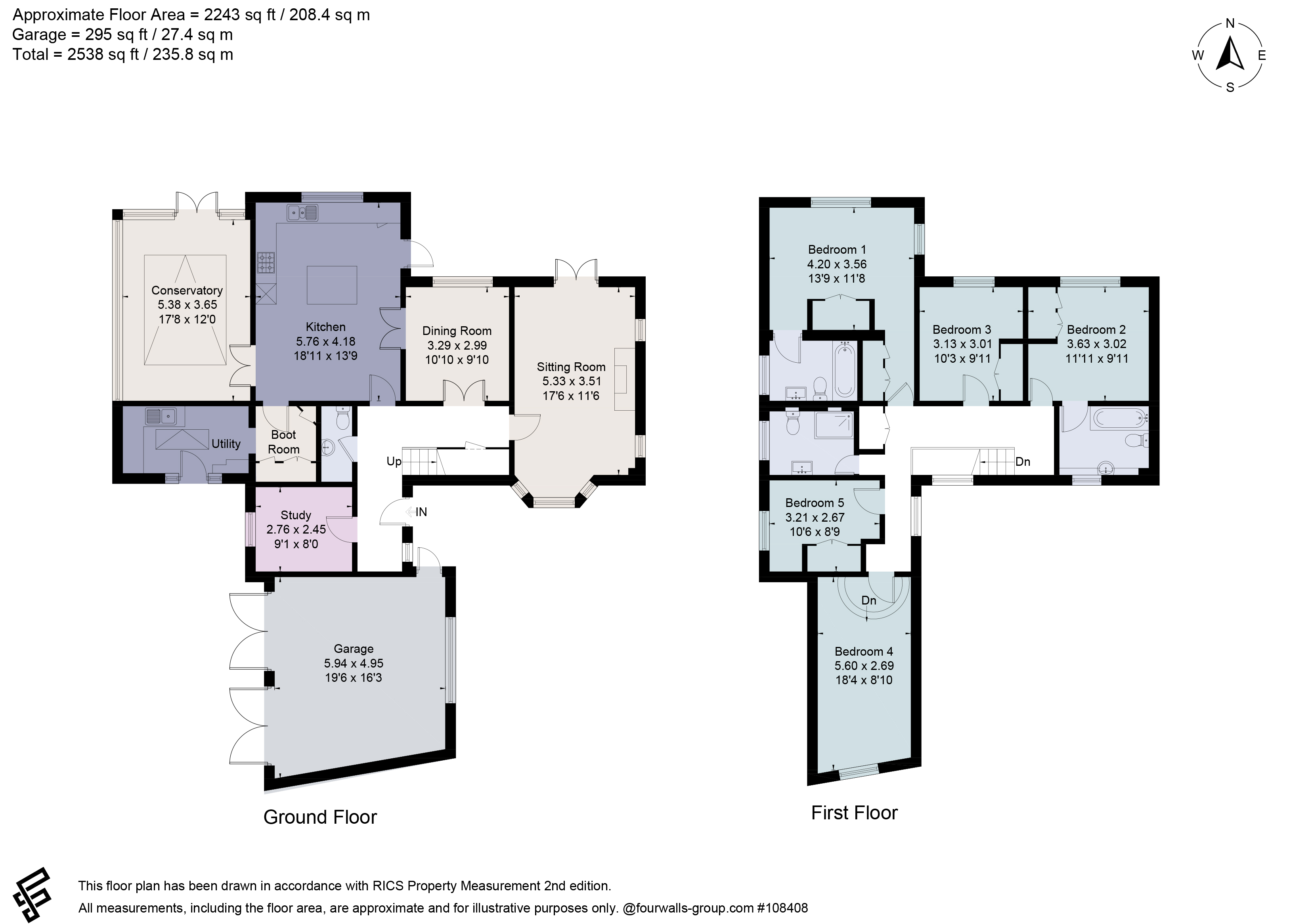 Field View Cottage,, Wanborough, Surrey floorplan