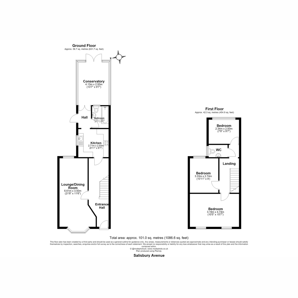 18, Salisbury Avenue, Westcliff-on-sea floorplan