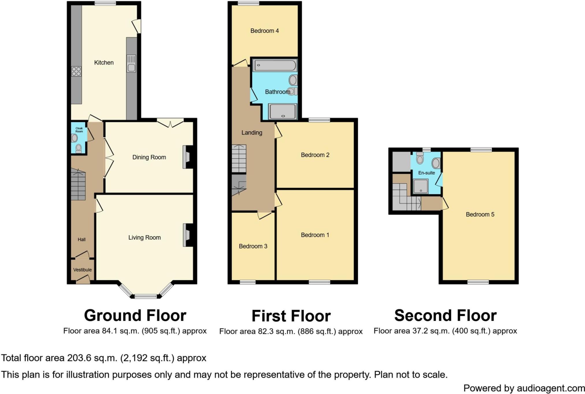 67, Laburnum Avenue, Wallsend floorplan