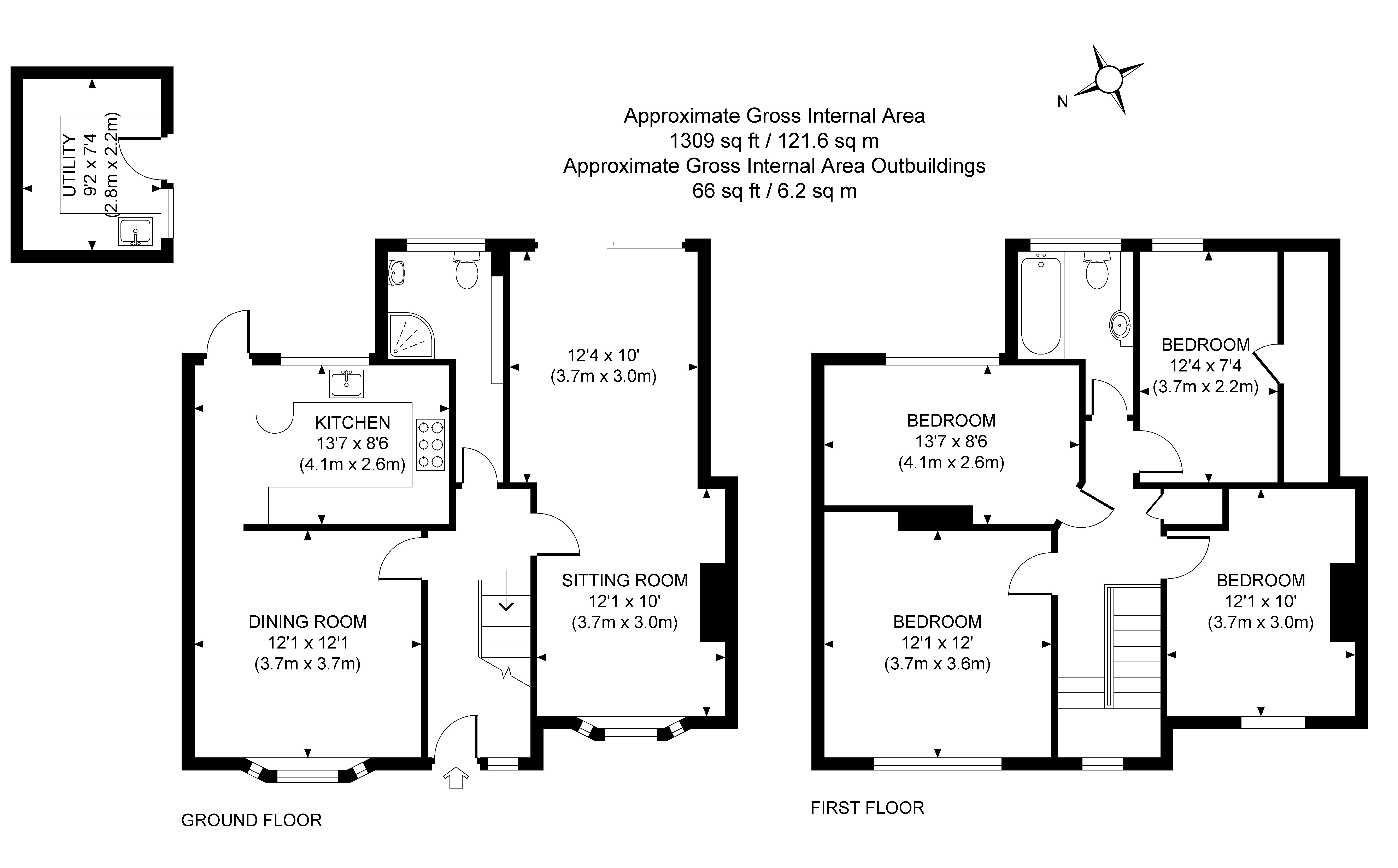 4 Bedrooms Semi-detached house for sale in Horsell, Woking, Surrey GU21