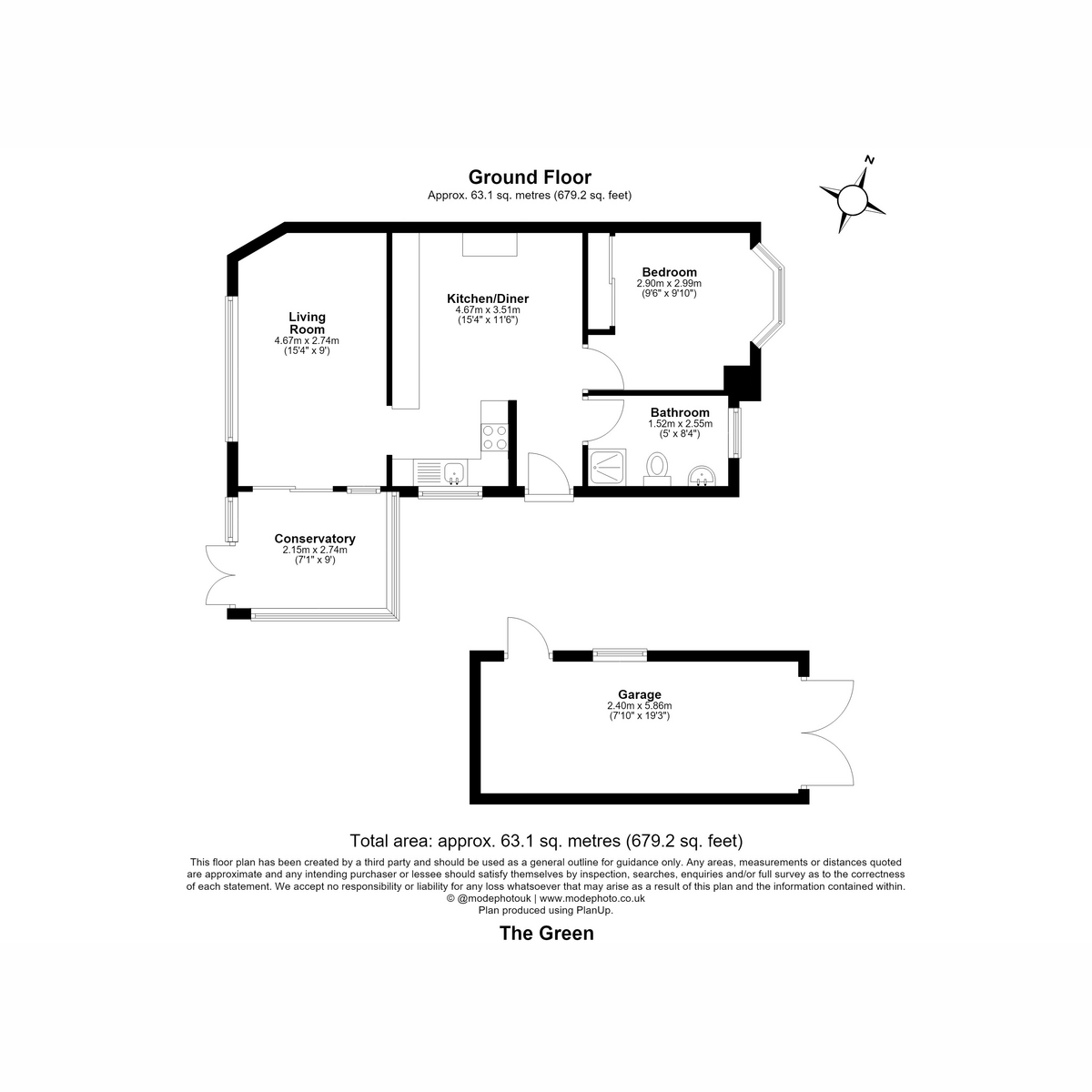 1, The Green, Leigh-on-sea floorplan