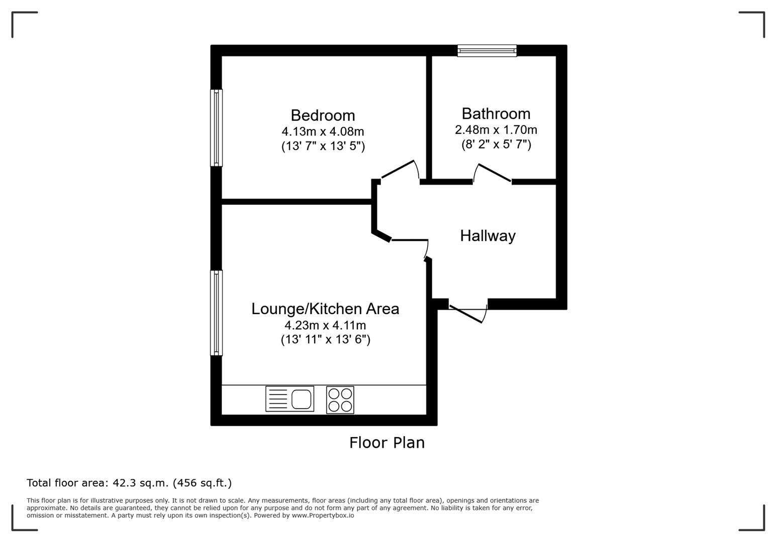 Apt 8 Amco, 25 Moorgate Road, Rotherham floorplan