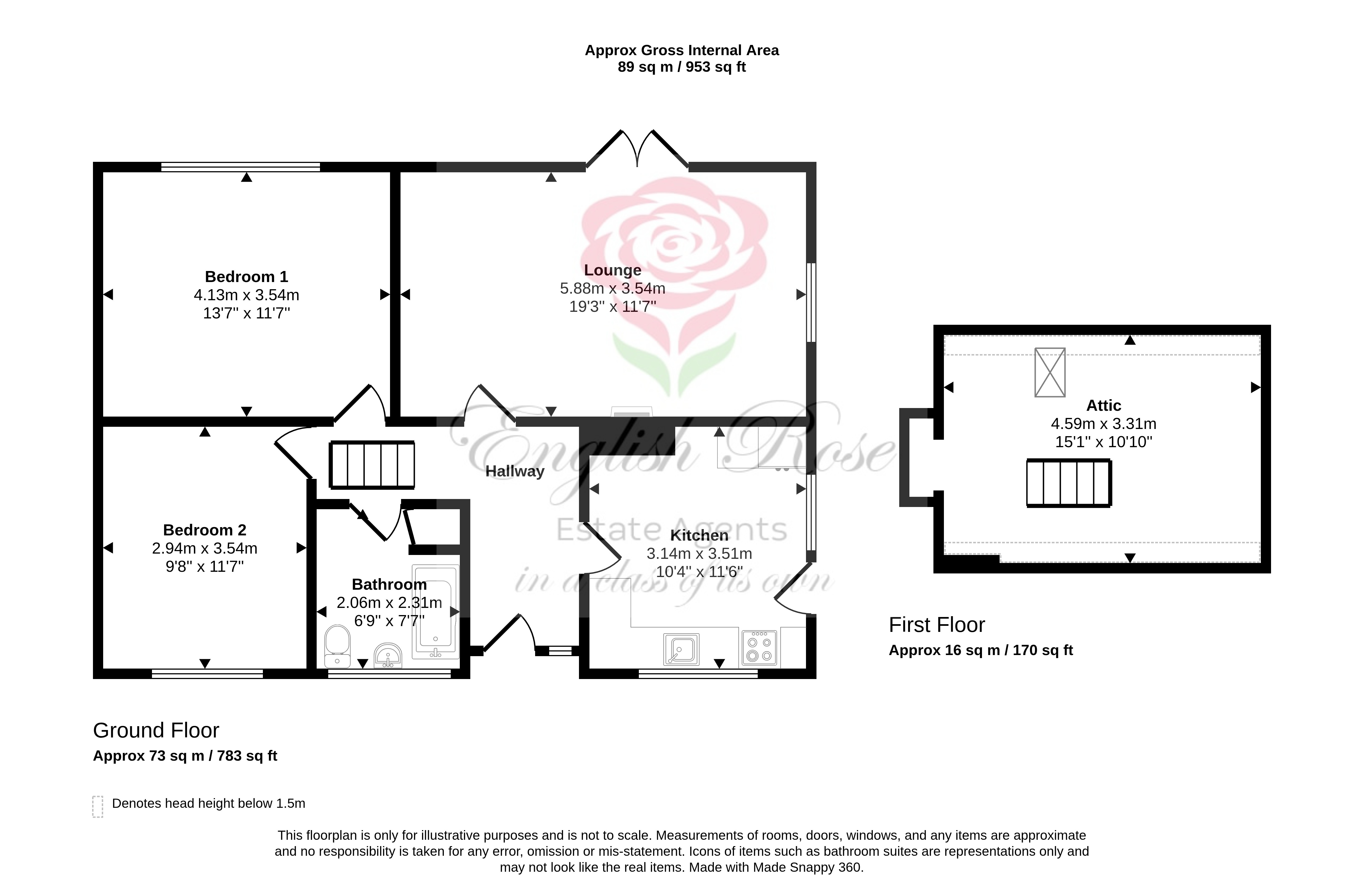 Birds Lane, Kirkby In Ashfield floorplan